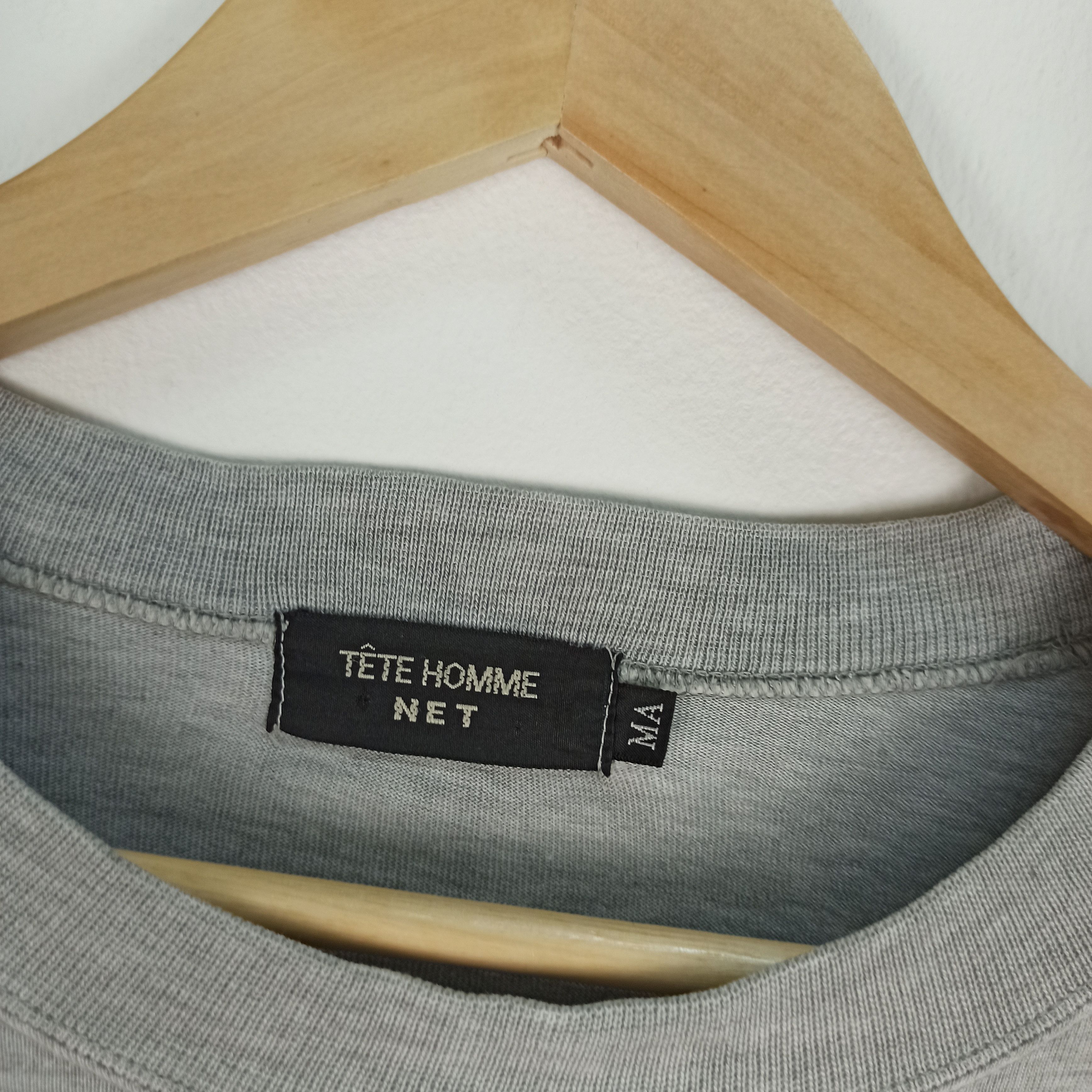 Issey Miyake TETE HOMME NET LONG SLEEVE TSHIRT Size US M / EU 48-50 / 2 - 8 Thumbnail