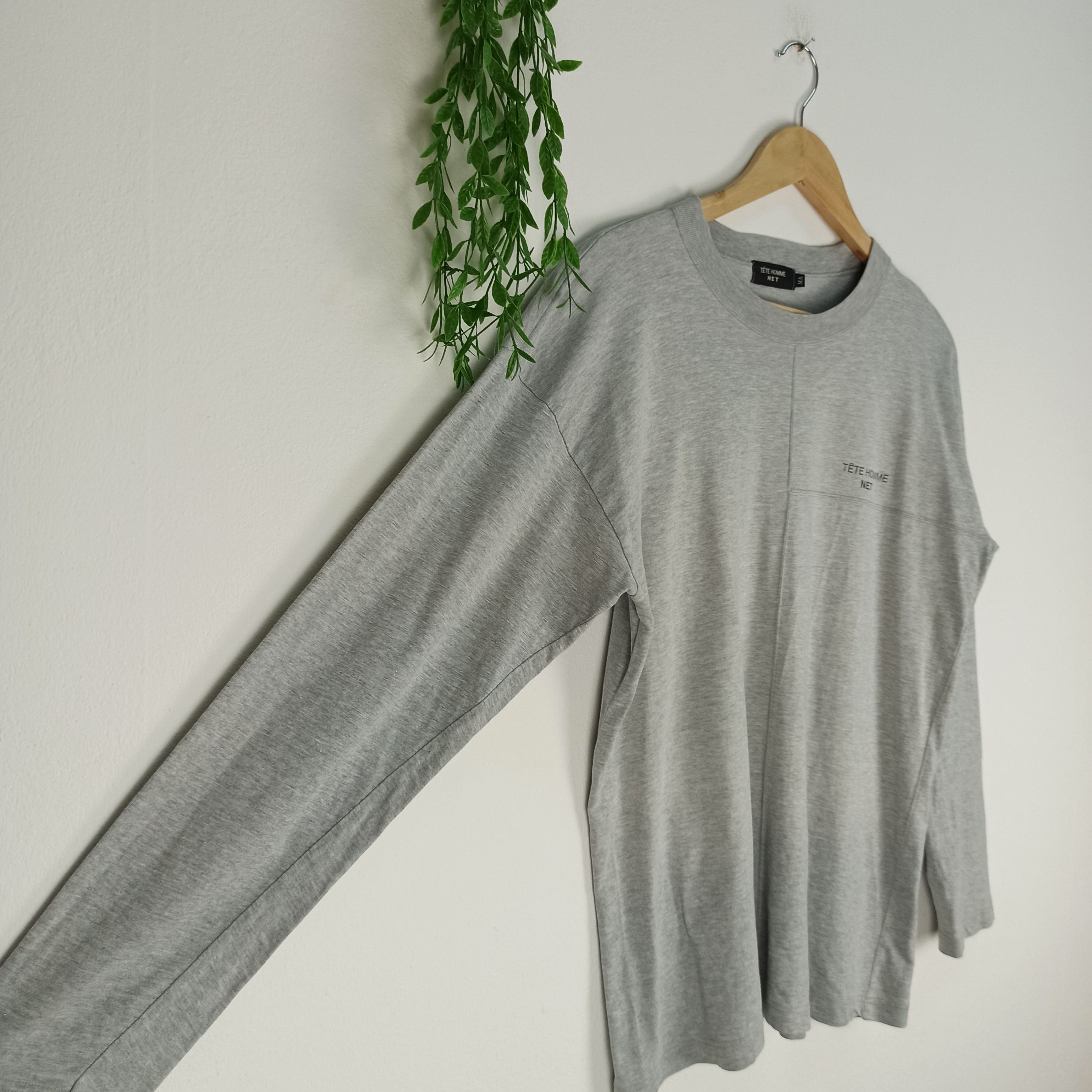 Issey Miyake TETE HOMME NET LONG SLEEVE TSHIRT Size US M / EU 48-50 / 2 - 3 Thumbnail