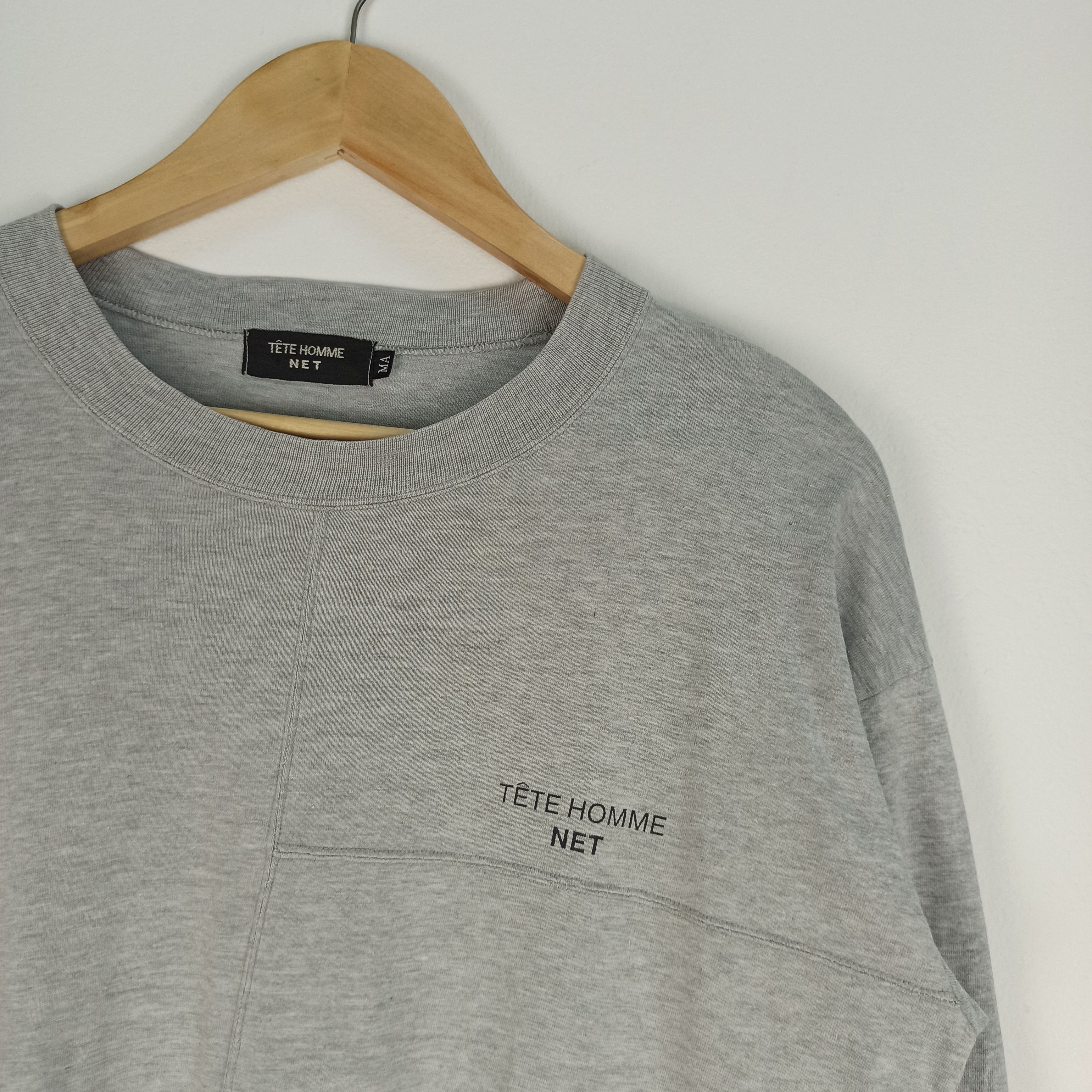 Issey Miyake TETE HOMME NET LONG SLEEVE TSHIRT Size US M / EU 48-50 / 2 - 2 Thumbnail