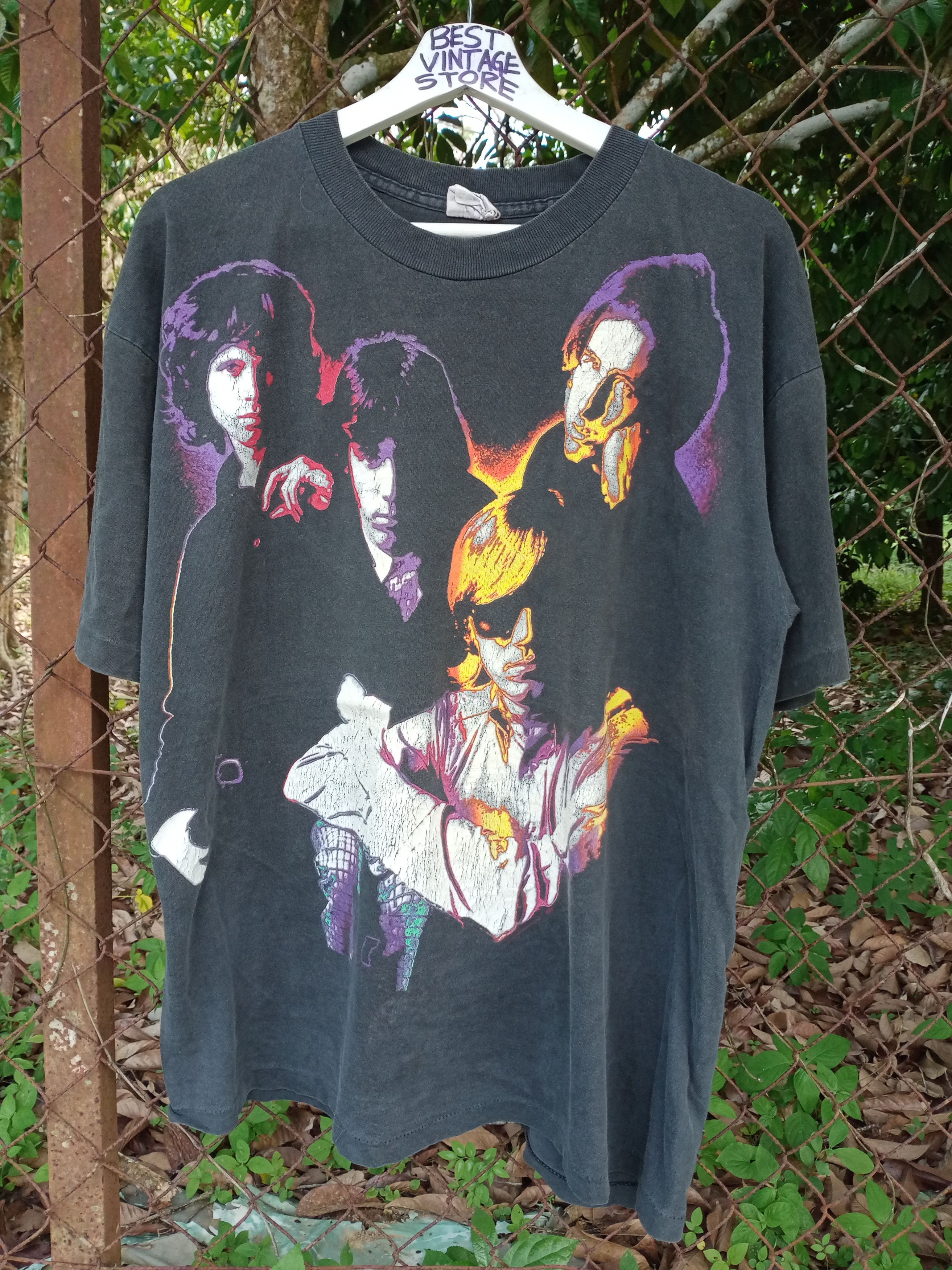 Band Tees Rare Vintage 90s The Doors Band t shirt Size US L / EU 52-54 / 3 - 1 Thumbnail