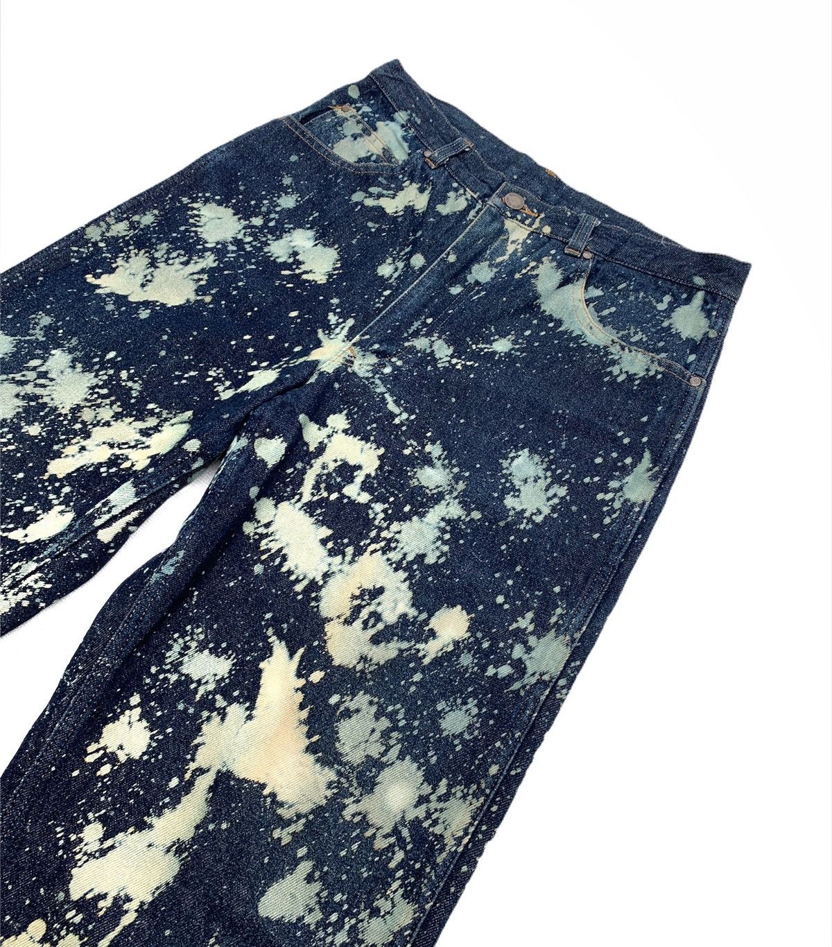 Comme des Garcons × Comme des Garcons Homme Plus 🇯🇵MEGA RARE‼️CDG HOMME Acids Wash Denim Trousers Pants Size US 30 / EU 46 - 3 Thumbnail