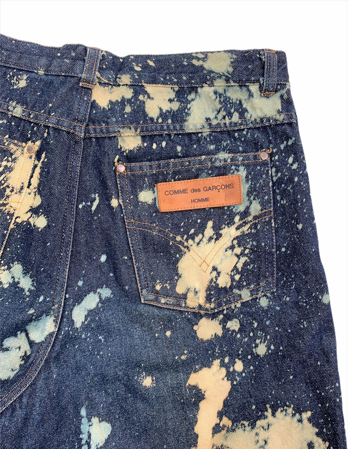 Comme des Garcons × Comme des Garcons Homme Plus 🇯🇵MEGA RARE‼️CDG HOMME Acids Wash Denim Trousers Pants Size US 30 / EU 46 - 5 Thumbnail