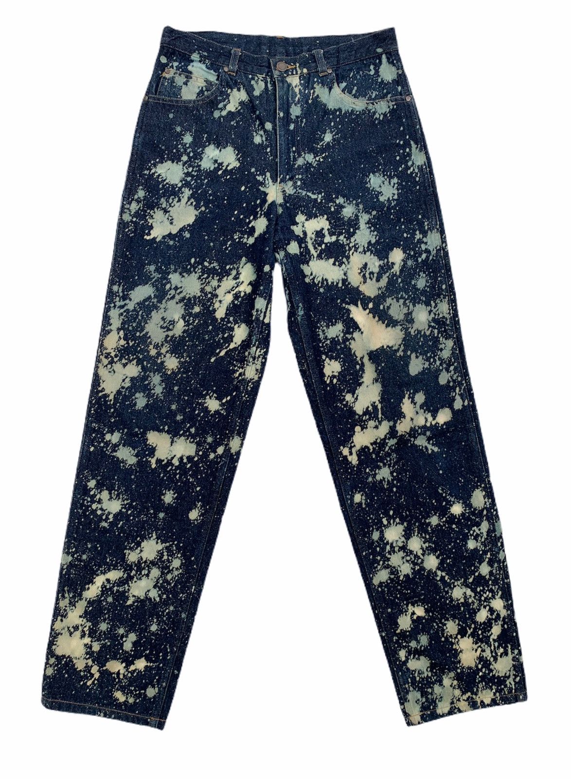 Comme des Garcons × Comme des Garcons Homme Plus 🇯🇵MEGA RARE‼️CDG HOMME Acids Wash Denim Trousers Pants Size US 30 / EU 46 - 1 Thumbnail