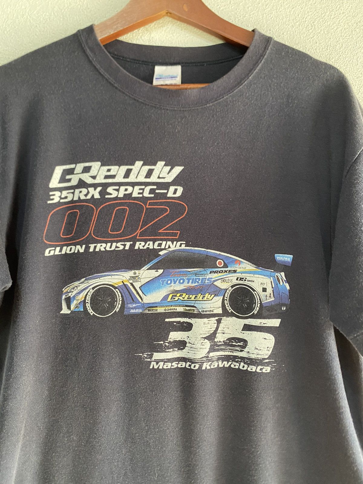 Greedy Genius × Japanese Brand × Other Glion Trust Racing Big Logos Tshirts Size US L / EU 52-54 / 3 - 4 Thumbnail