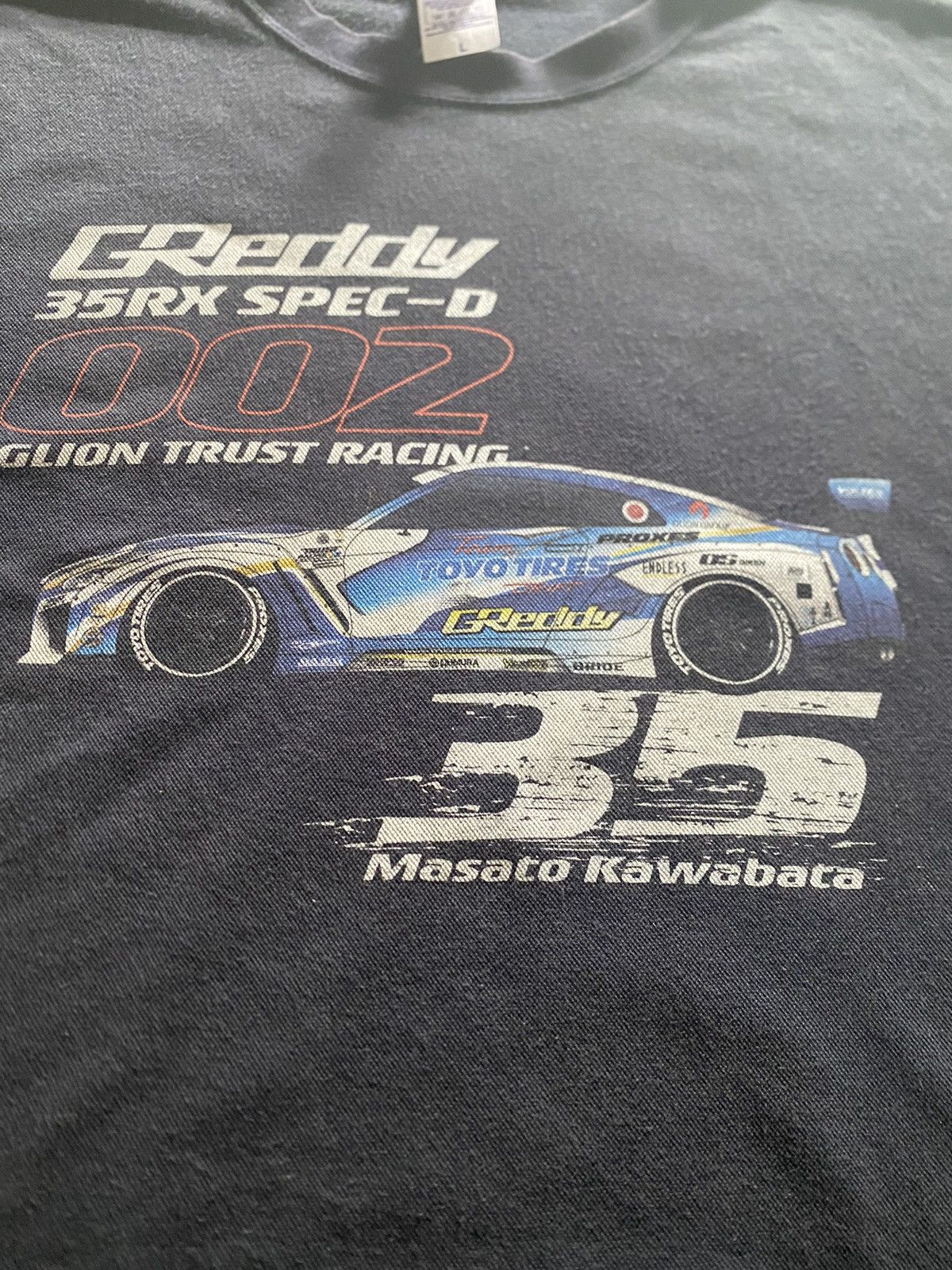 Greedy Genius × Japanese Brand × Other Glion Trust Racing Big Logos Tshirts Size US L / EU 52-54 / 3 - 6 Thumbnail
