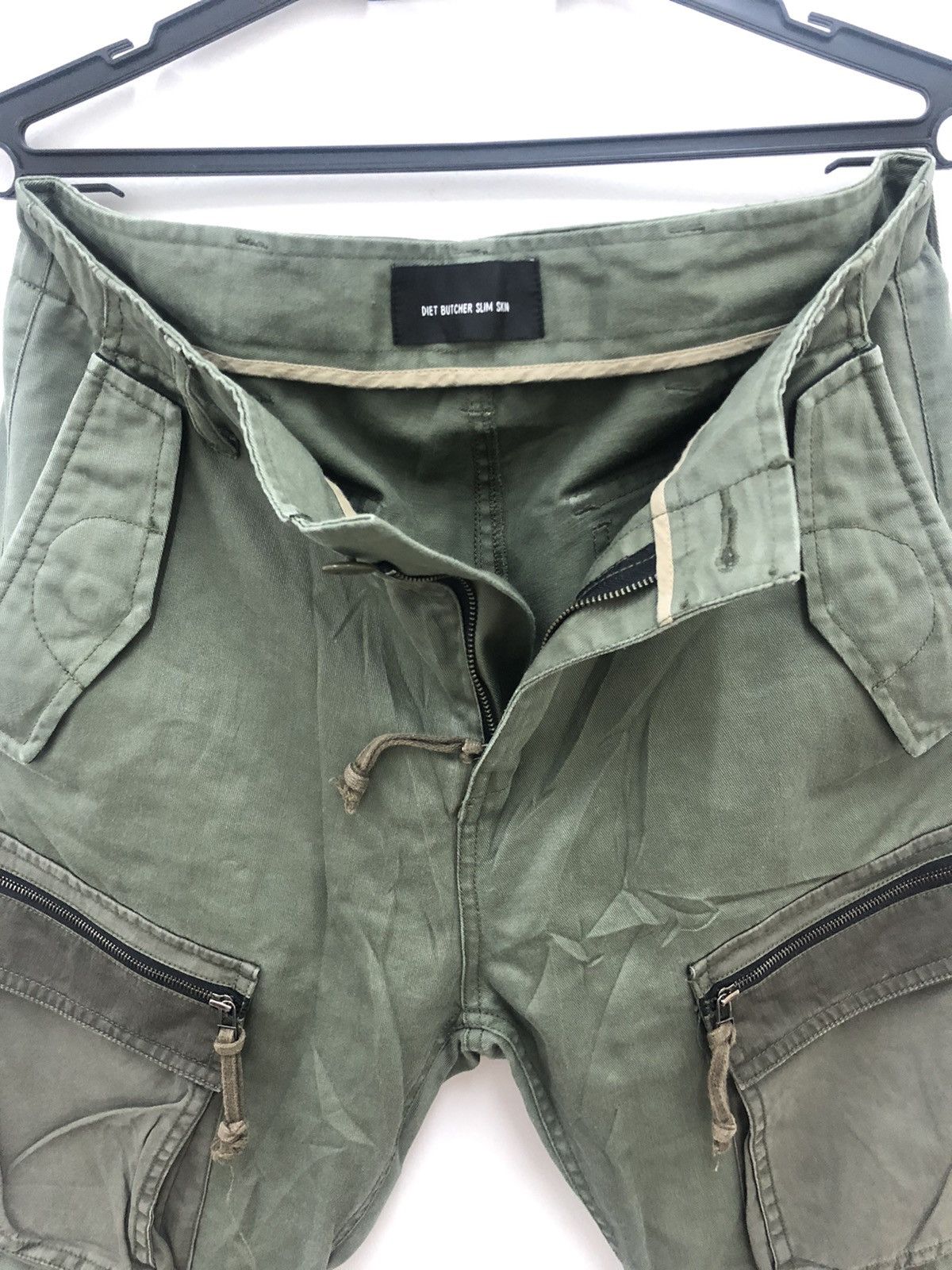 Diet Butcher Slim Skin DIET BUTCHER SLIM SKIN Cargo Military Tactical Pockets Pant Size US 32 / EU 48 - 4 Thumbnail