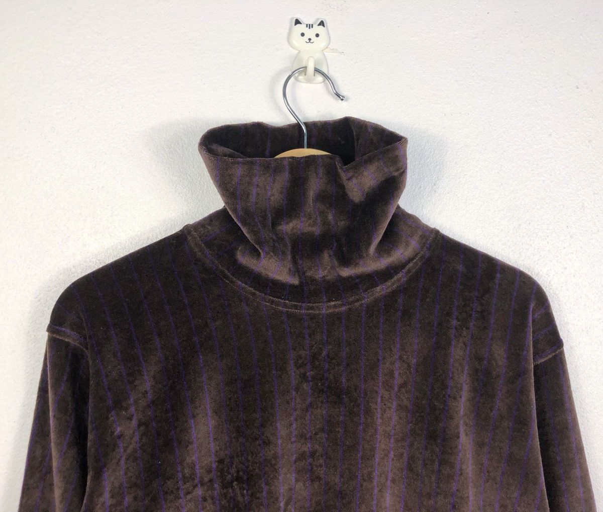 Paul Smith Rare Paul Smith Velvet Turtleneck Sweatshirt Size US XL / EU 56 / 4 - 2 Thumbnail