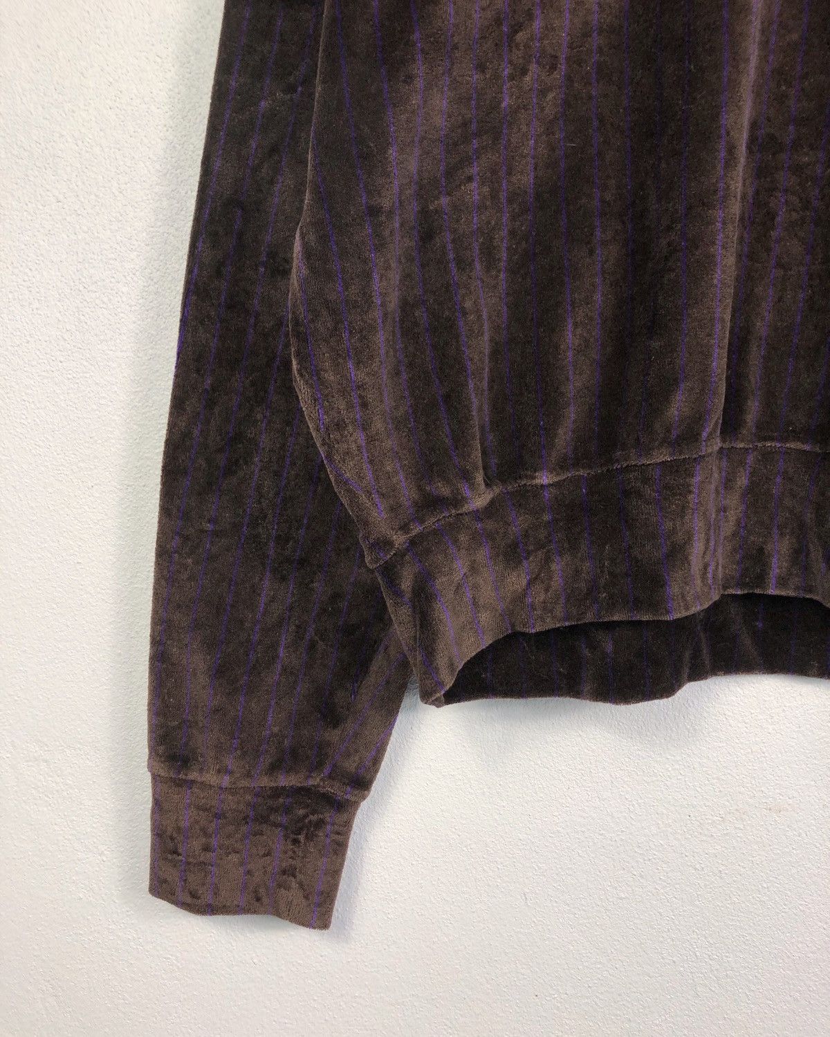 Paul Smith Rare Paul Smith Velvet Turtleneck Sweatshirt Size US XL / EU 56 / 4 - 4 Thumbnail