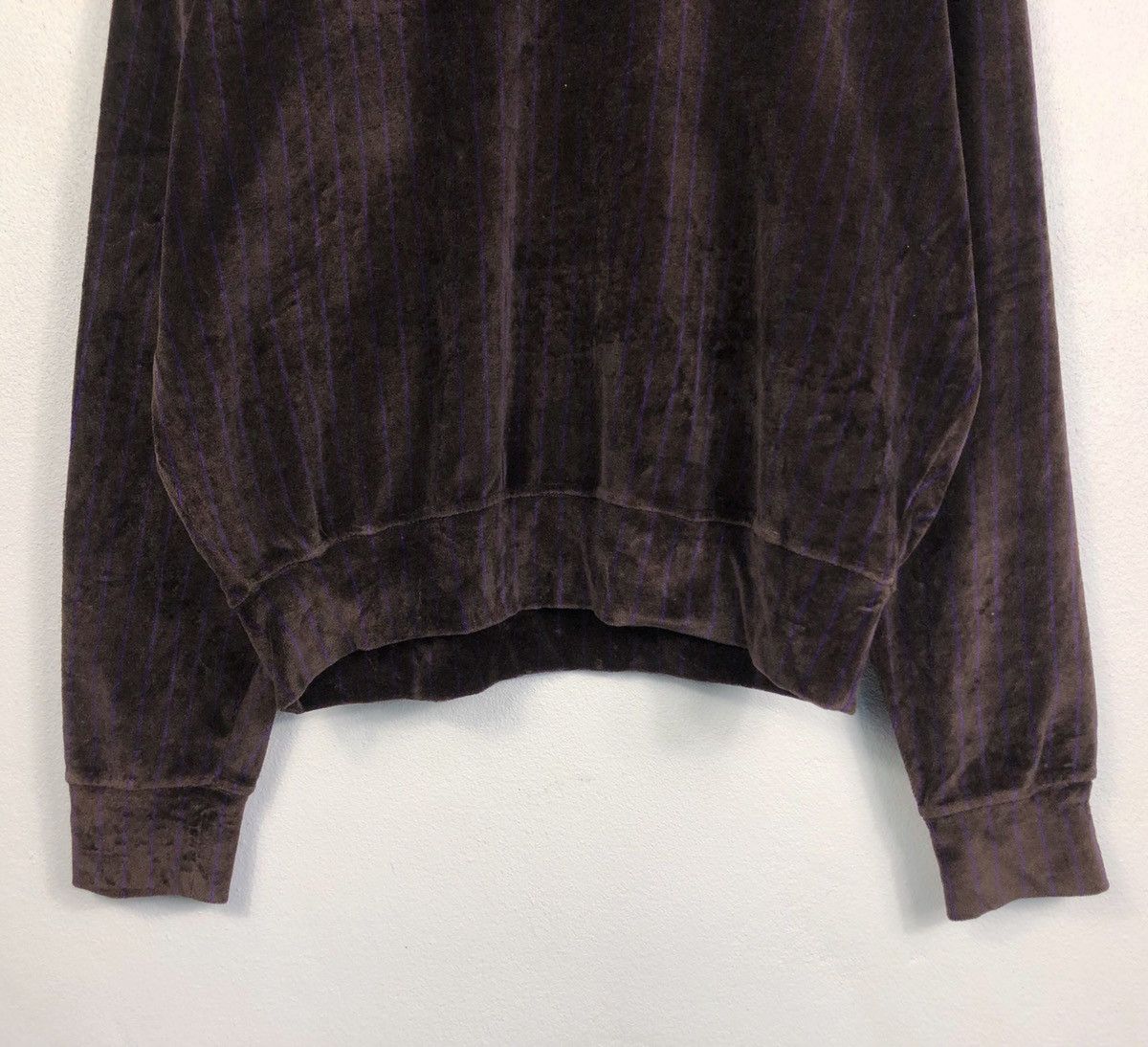 Paul Smith Rare Paul Smith Velvet Turtleneck Sweatshirt Size US XL / EU 56 / 4 - 3 Thumbnail