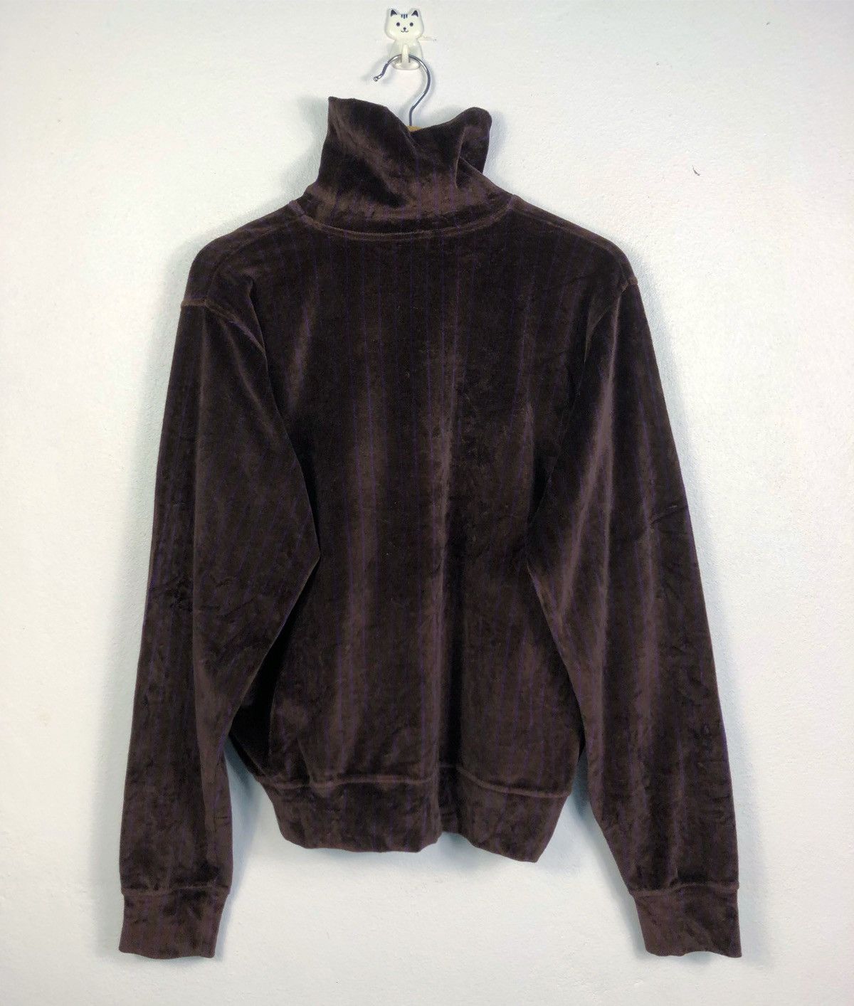Paul Smith Rare Paul Smith Velvet Turtleneck Sweatshirt Size US XL / EU 56 / 4 - 6 Thumbnail