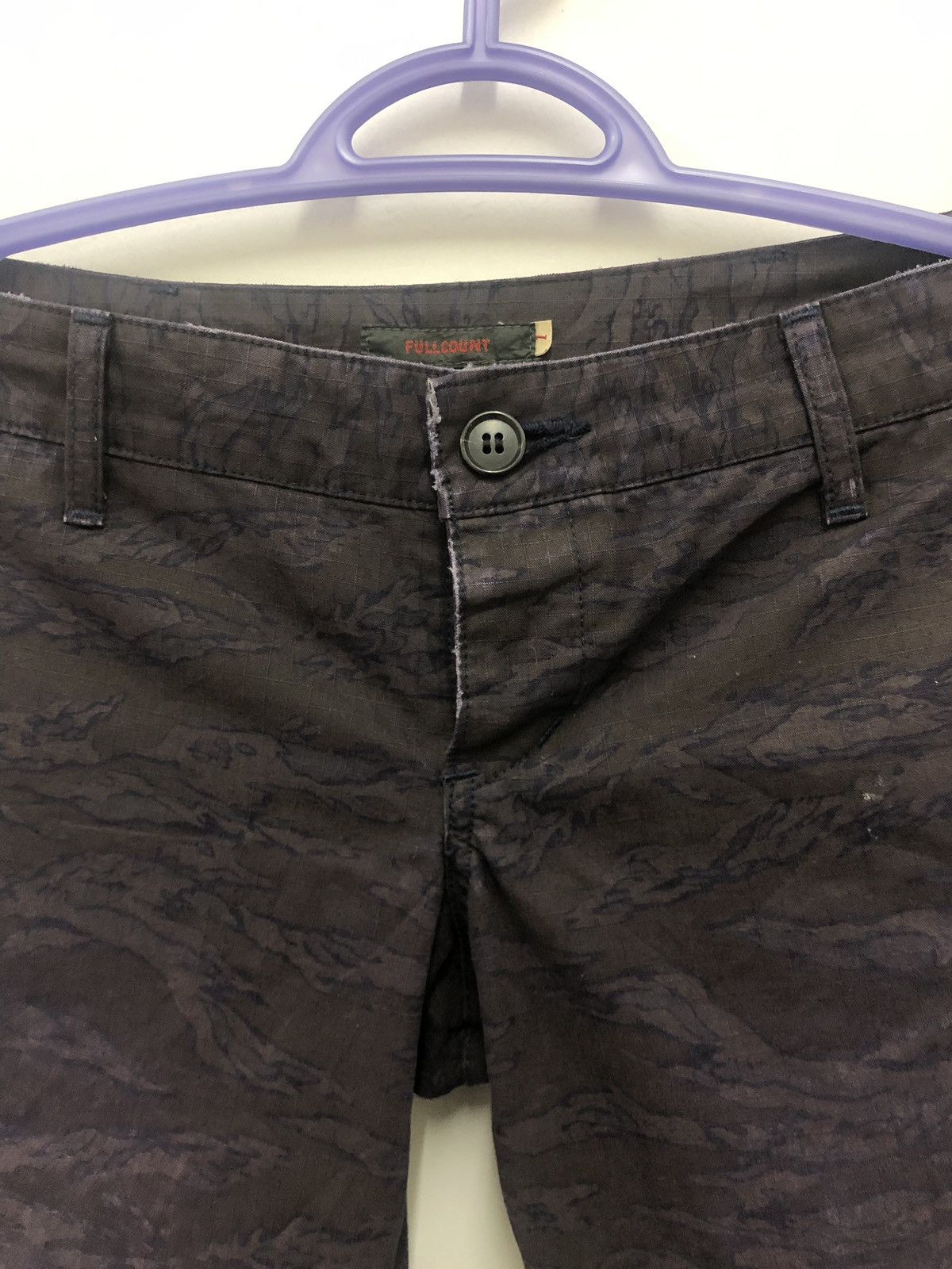 Full Count & Co. Vintage Fullcount Japan Camo Cargo Tactical Pocket Pant Size US 31 - 4 Thumbnail