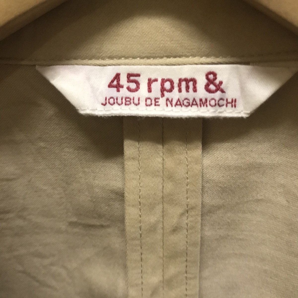 45rpm 45rpm X Joubu Nagamochi metal button cropped jacket Size US S / EU 44-46 / 1 - 11 Thumbnail
