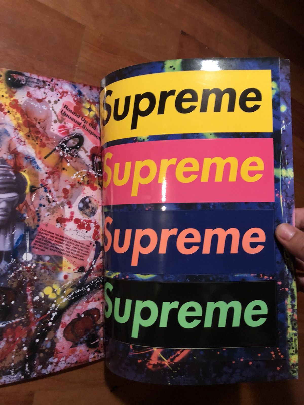 Supreme Supreme Book Magazine Volume 6 John Lydon Stickers Size ONE SIZE - 2 Thumbnail