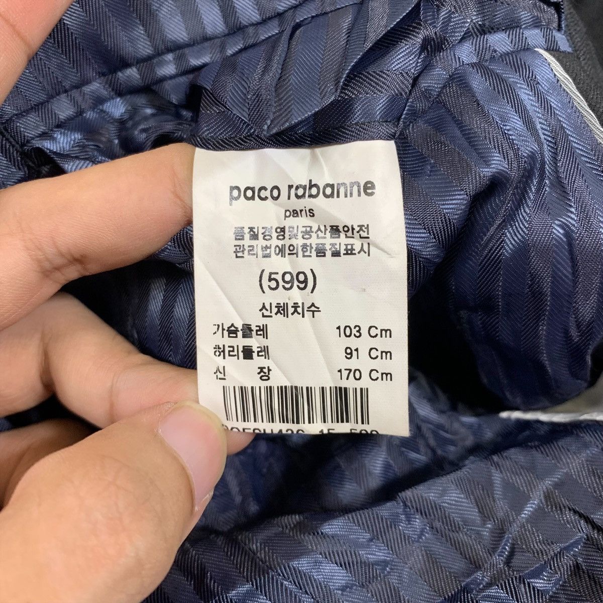 Designer × Vintage PACO RABANNE Luxury Fashion Designer Blazer Coat Jacket Size US M / EU 48-50 / 2 - 7 Thumbnail