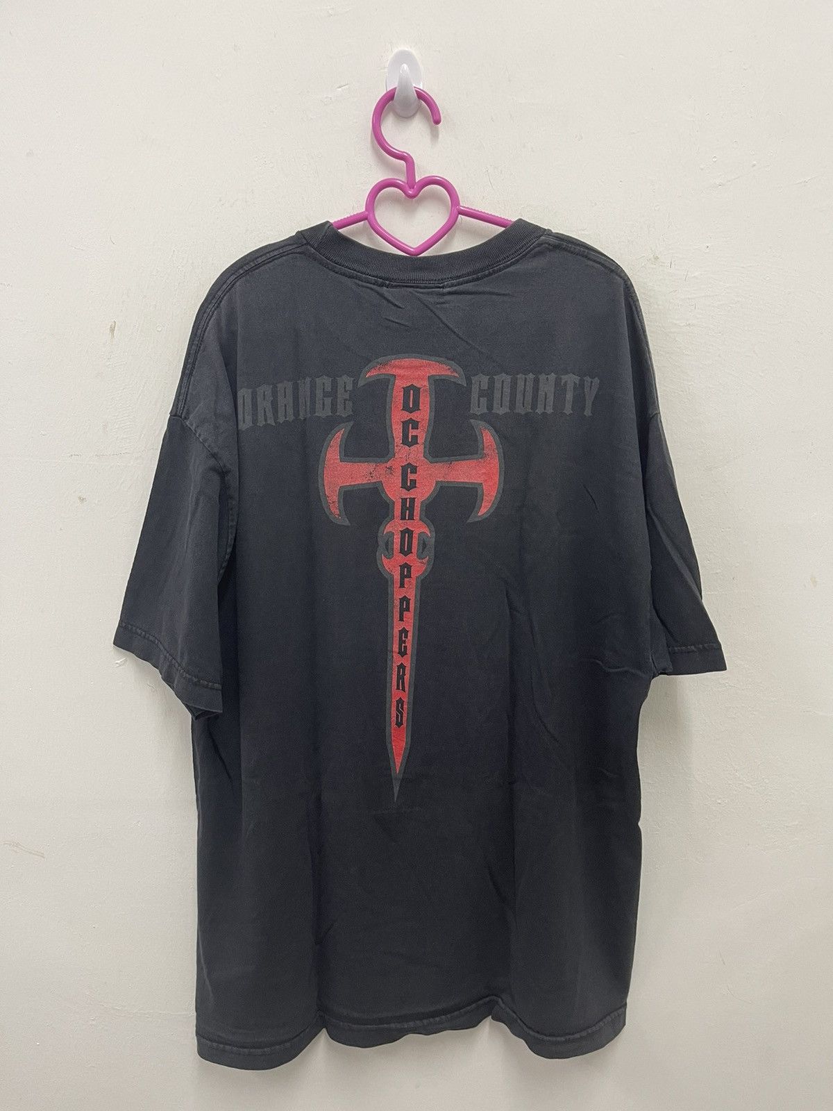 Harley Davidson Rare Vintage ORANGE COUNTY OC CHOPPERS Shirt Size US XL / EU 56 / 4 - 1 Thumbnail