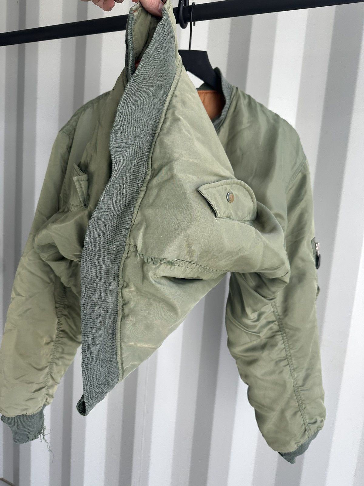 Vintage Thrashed Faded Ma1 Flight Bomber Distressed ERD Grunge Size US M / EU 48-50 / 2 - 4 Thumbnail