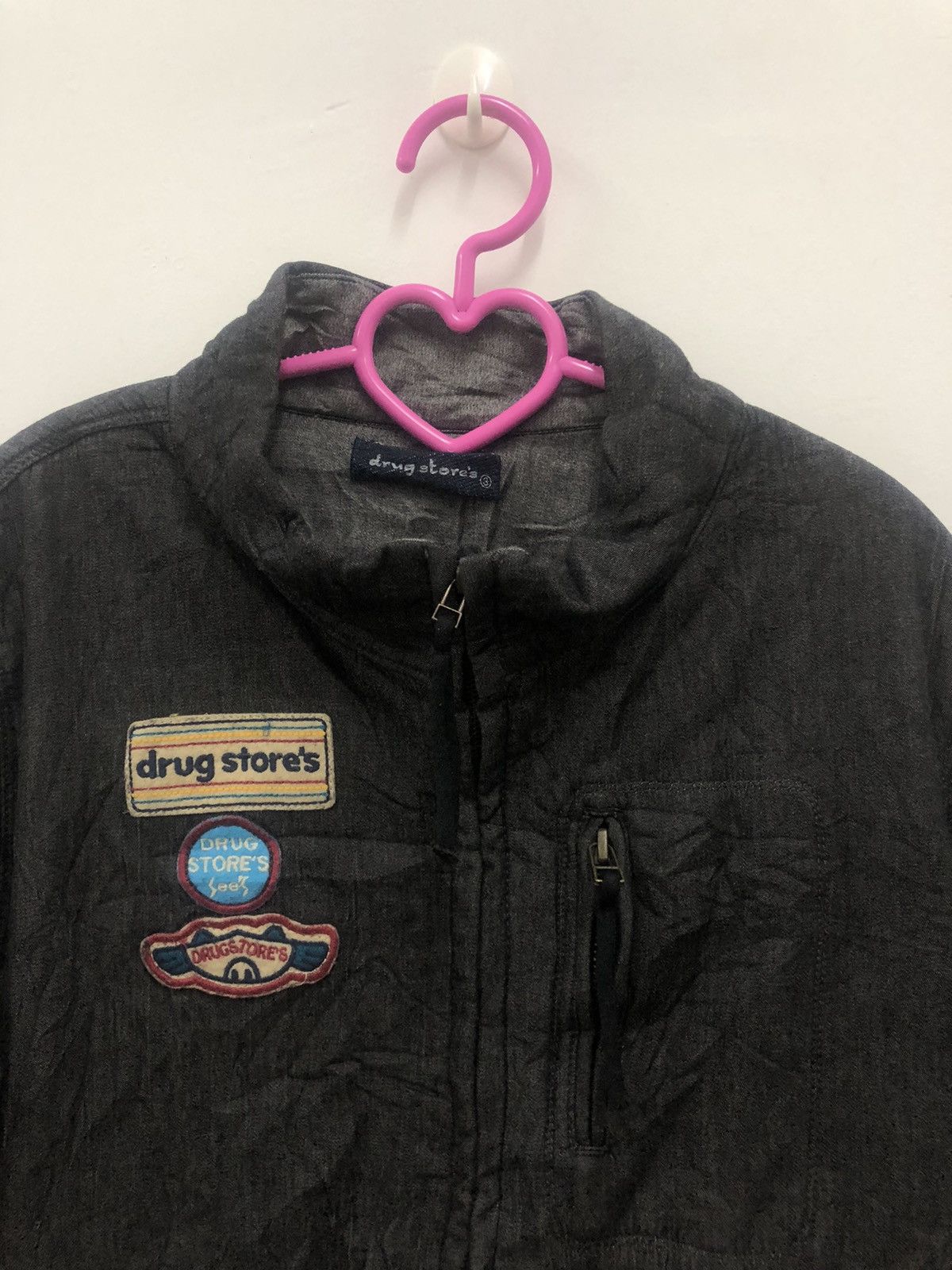 If Six Was Nine Rare Vintage DRUG STORE’S Patch Bomber Jacket Size US L / EU 52-54 / 3 - 2 Thumbnail