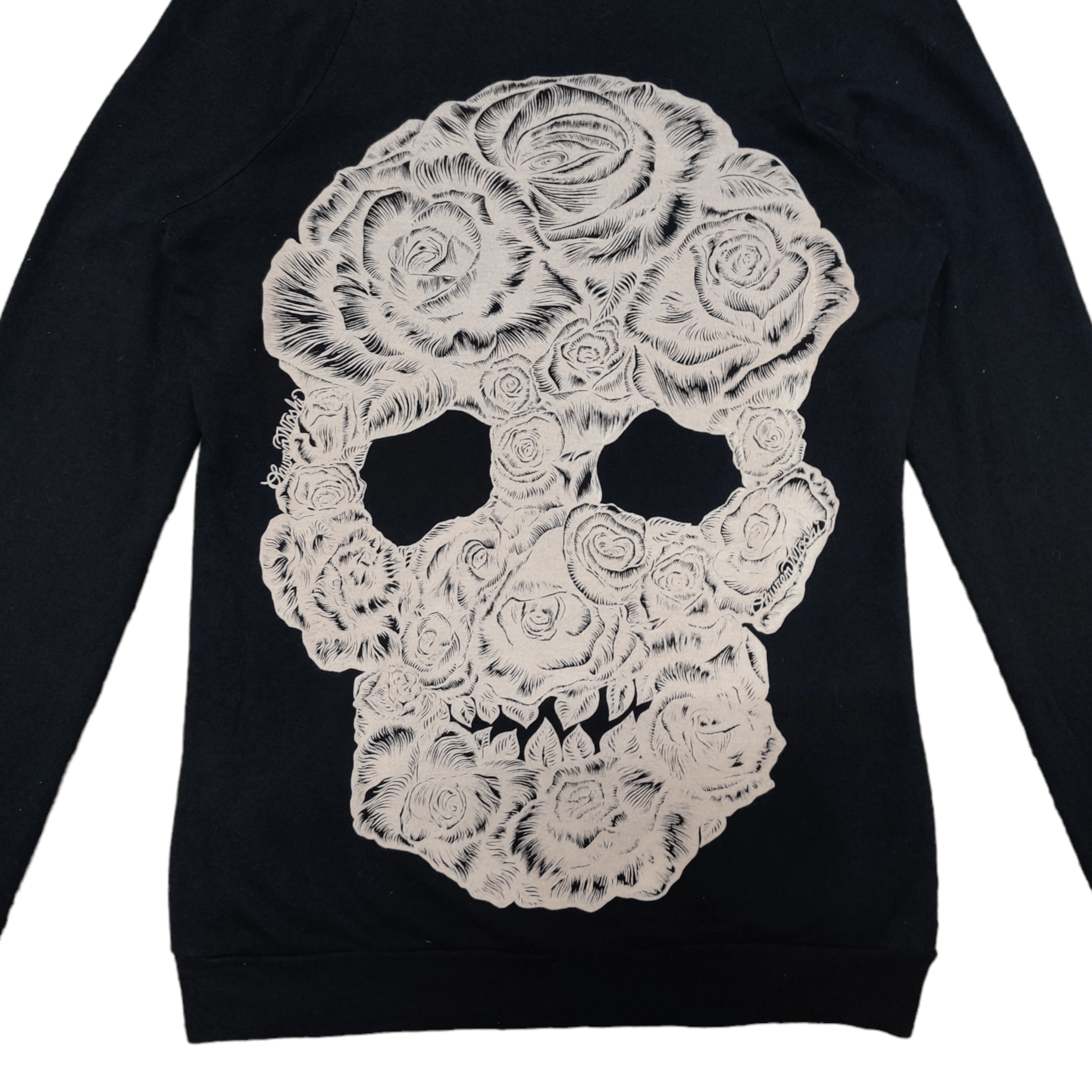 Japanese Brand Japanese Brand Skull Hoodie Black Zip Up Size S / US 4 / IT 40 - 2 Thumbnail
