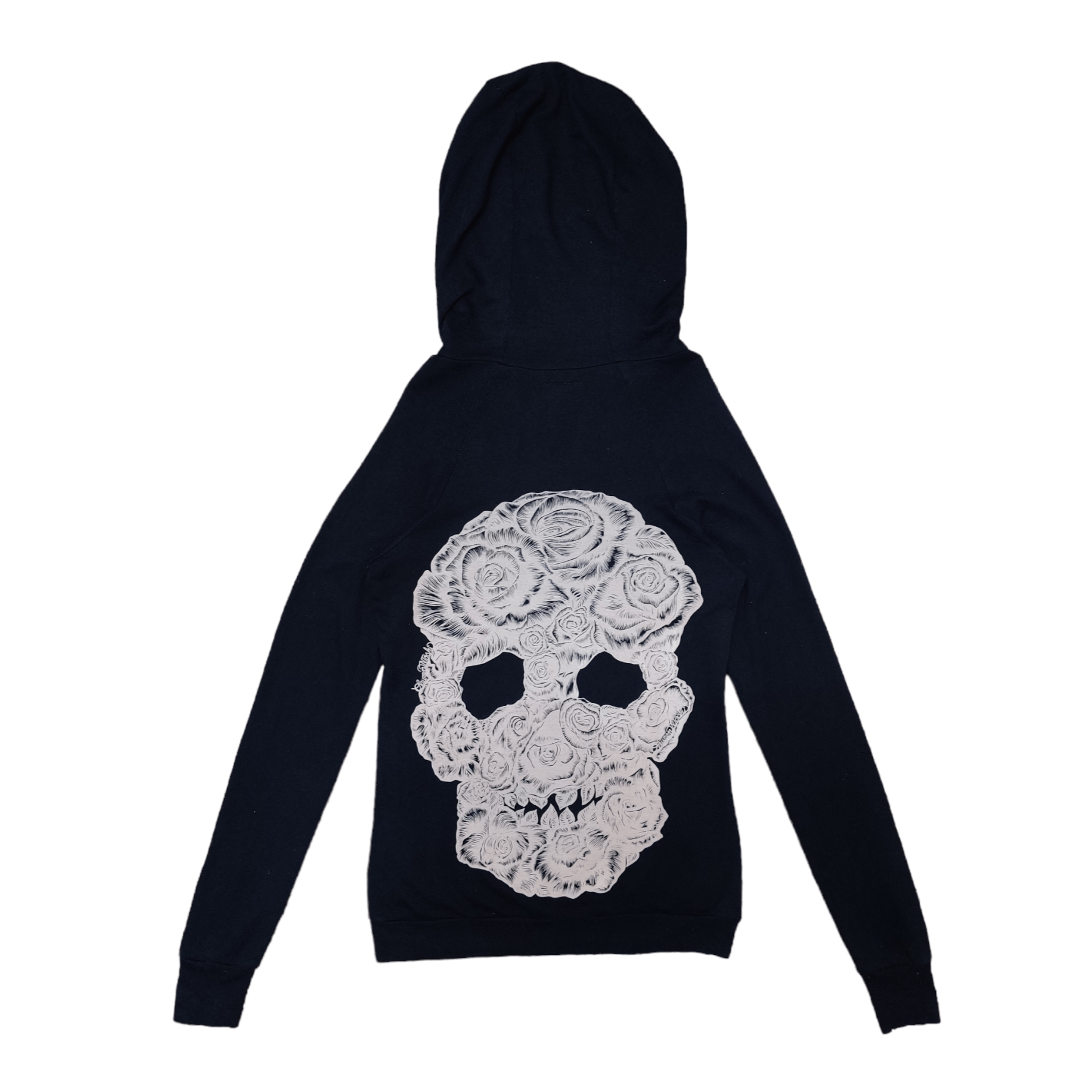 Japanese Brand Japanese Brand Skull Hoodie Black Zip Up Size S / US 4 / IT 40 - 1 Thumbnail
