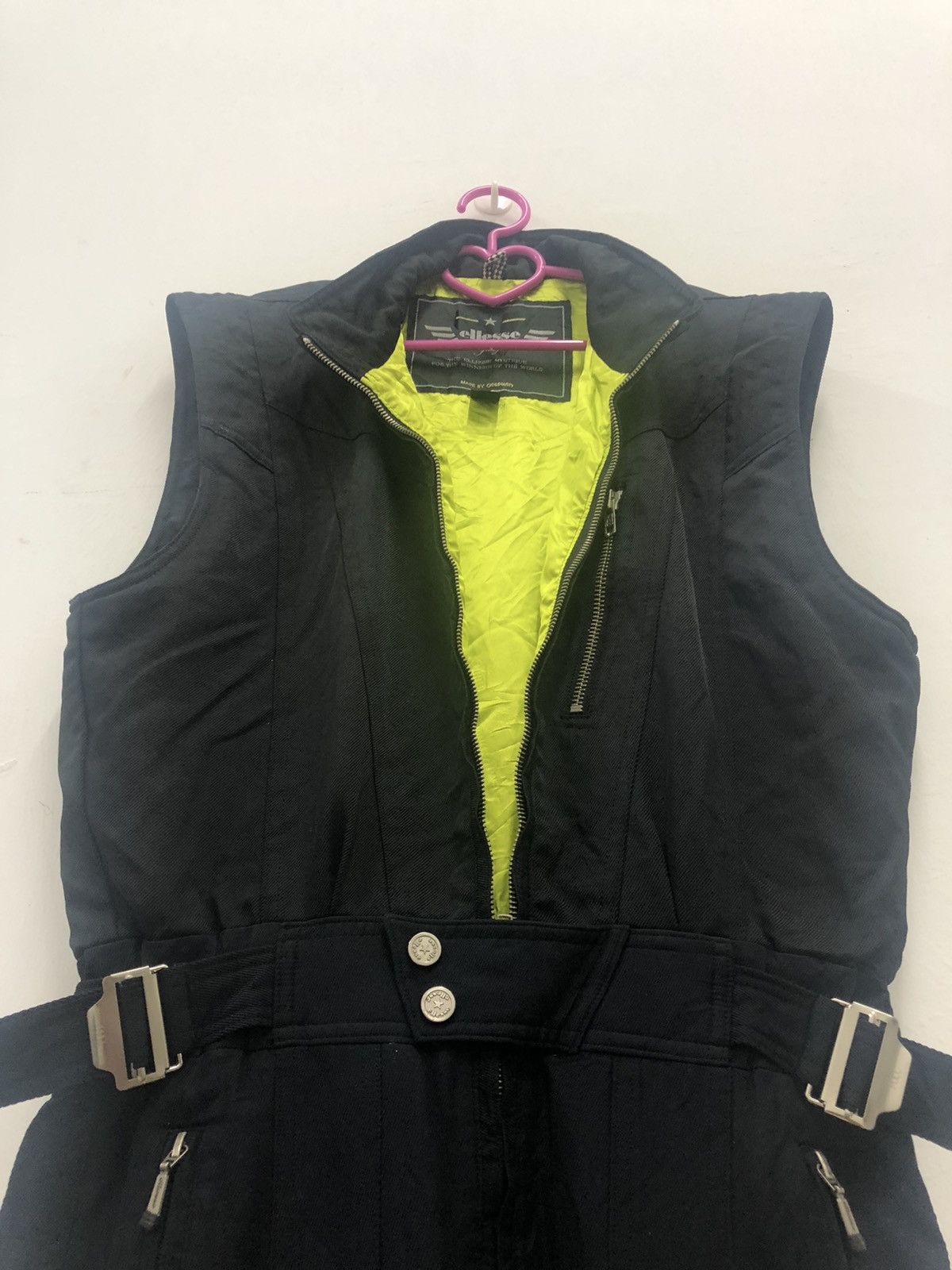 Ellesse × Goldwin Vintage ELLESSE GOLDWIN Japan Sleeveless Overall Ski Wear Size US L / EU 52-54 / 3 - 6 Thumbnail