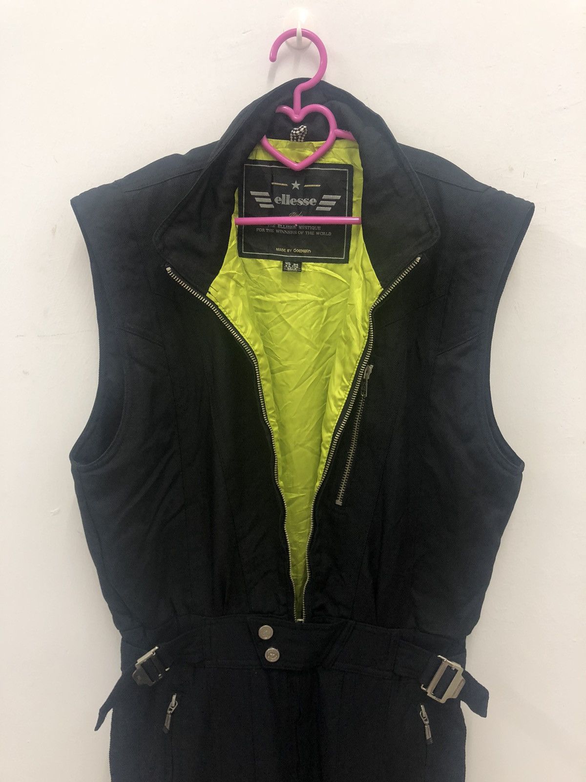 Ellesse × Goldwin Vintage ELLESSE GOLDWIN Japan Sleeveless Overall Ski Wear Size US L / EU 52-54 / 3 - 5 Thumbnail