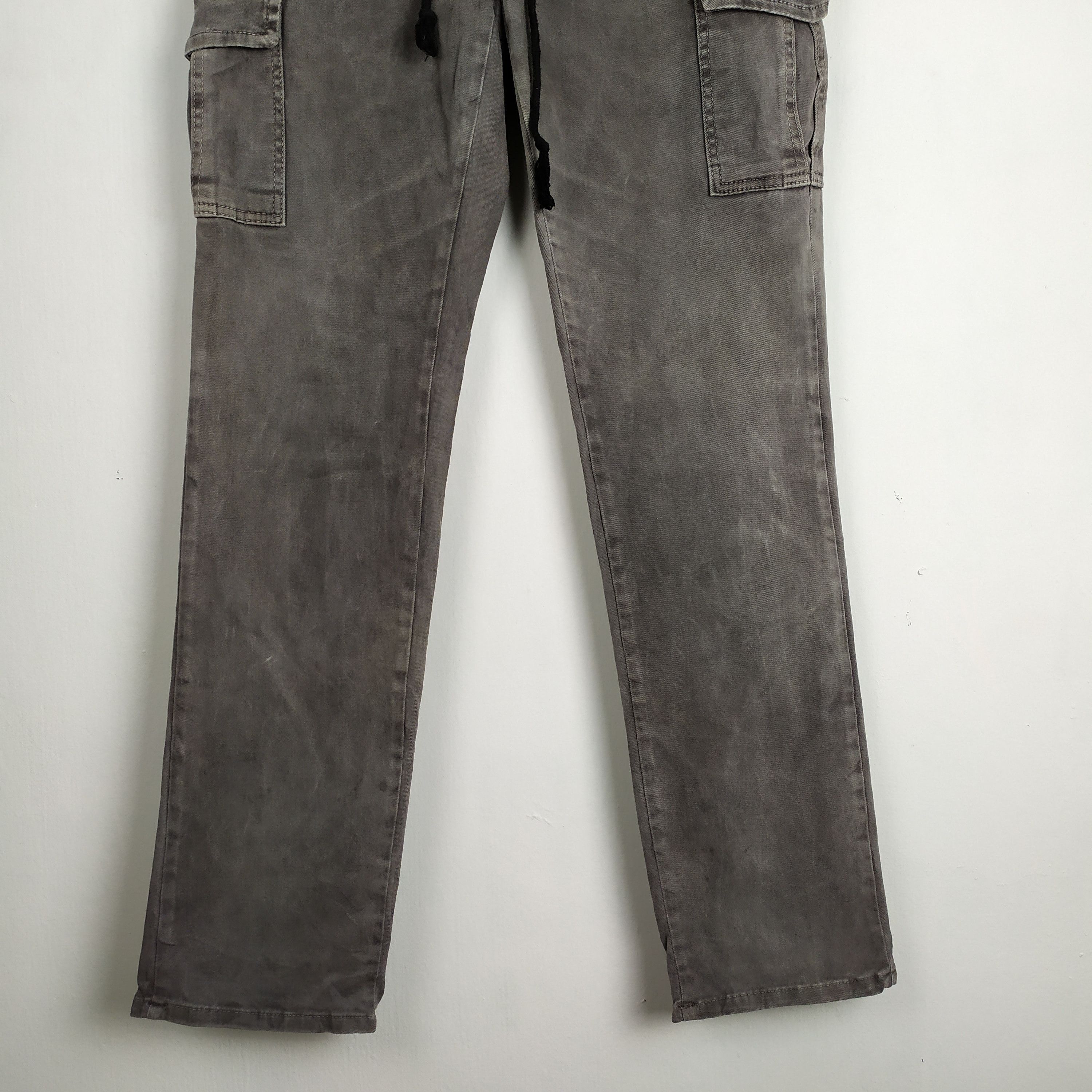 Japanese Brand JAPANESE BRAND SPRING WAIST FADED BLACK CARGO PANTS Size US 30 / EU 46 - 6 Thumbnail