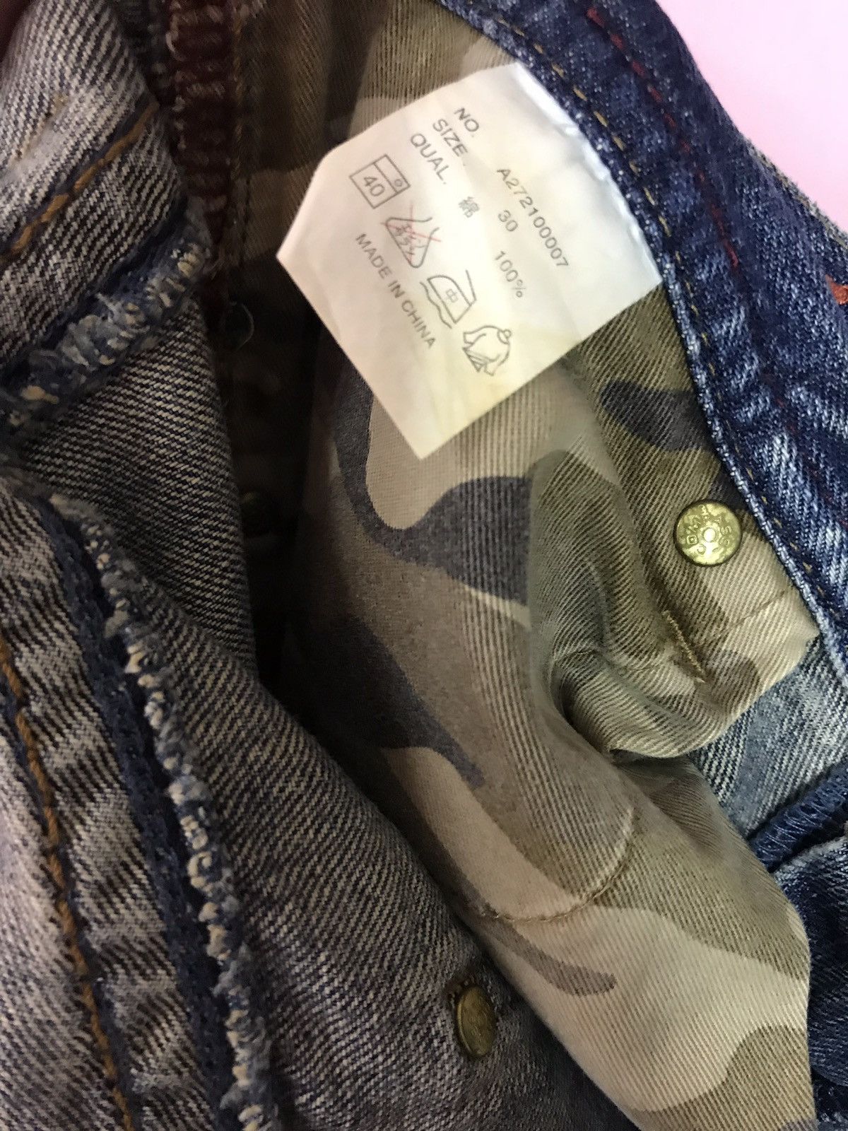 Designer Japanese A’r Flare Recontructed Patchwork Flared Denim Size US 32 / EU 48 - 8 Thumbnail