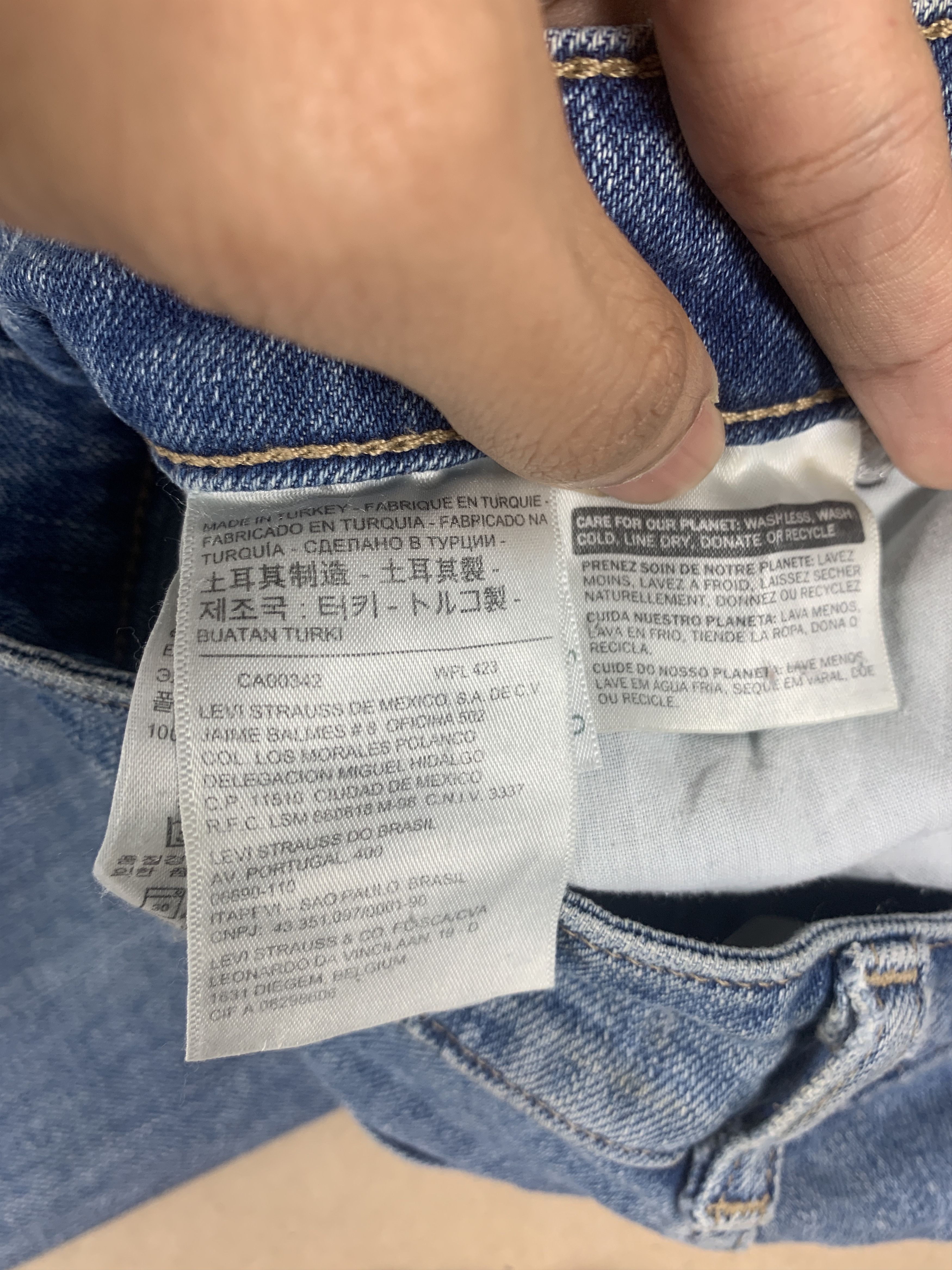 Levi's Vintage LEVIS 721 Orange Tab High Rise Skinny Jeans Size 30" / US 8 / IT 44 - 10 Thumbnail
