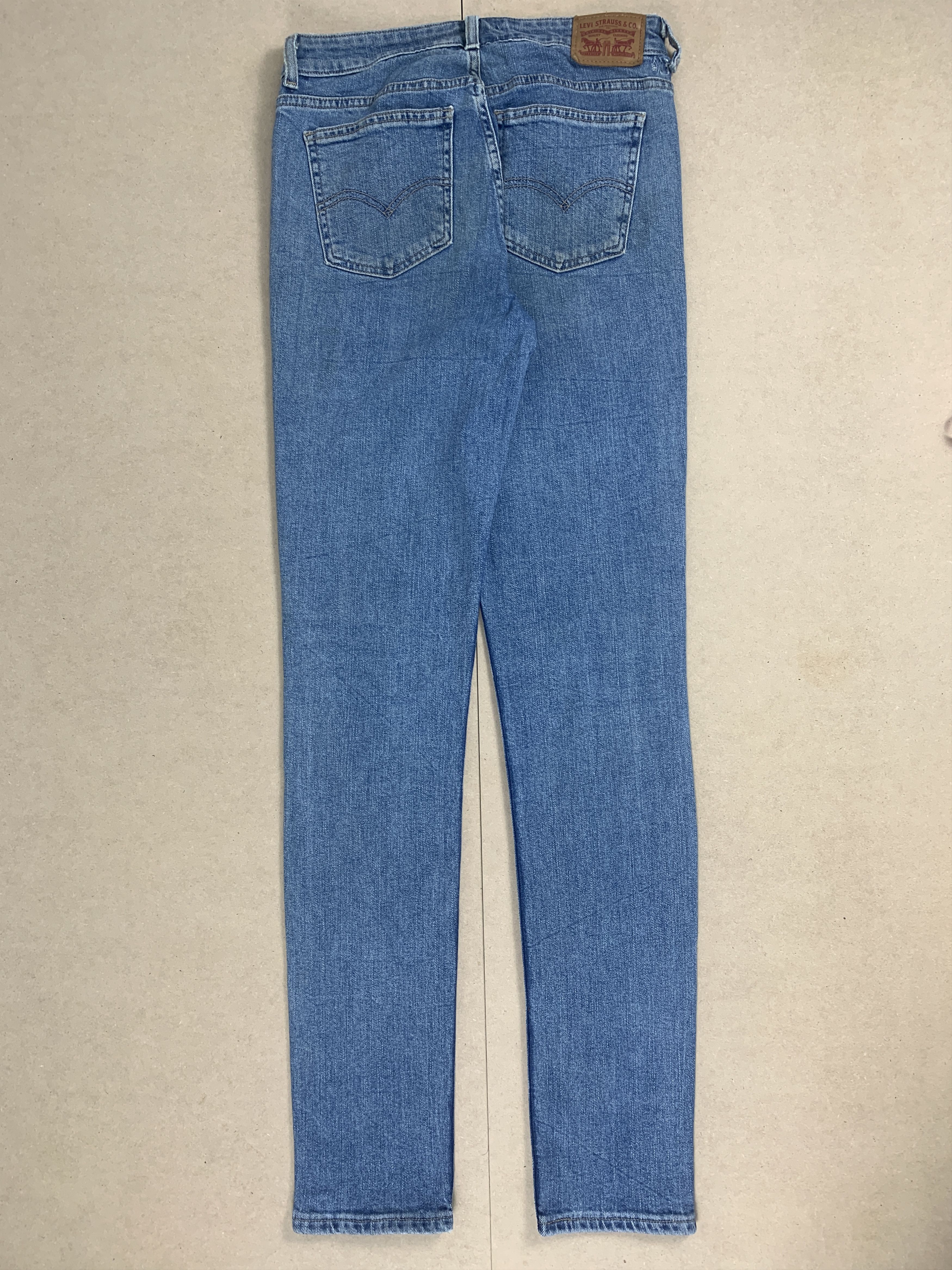 Levi's Vintage LEVIS 721 Orange Tab High Rise Skinny Jeans Size 30" / US 8 / IT 44 - 5 Thumbnail