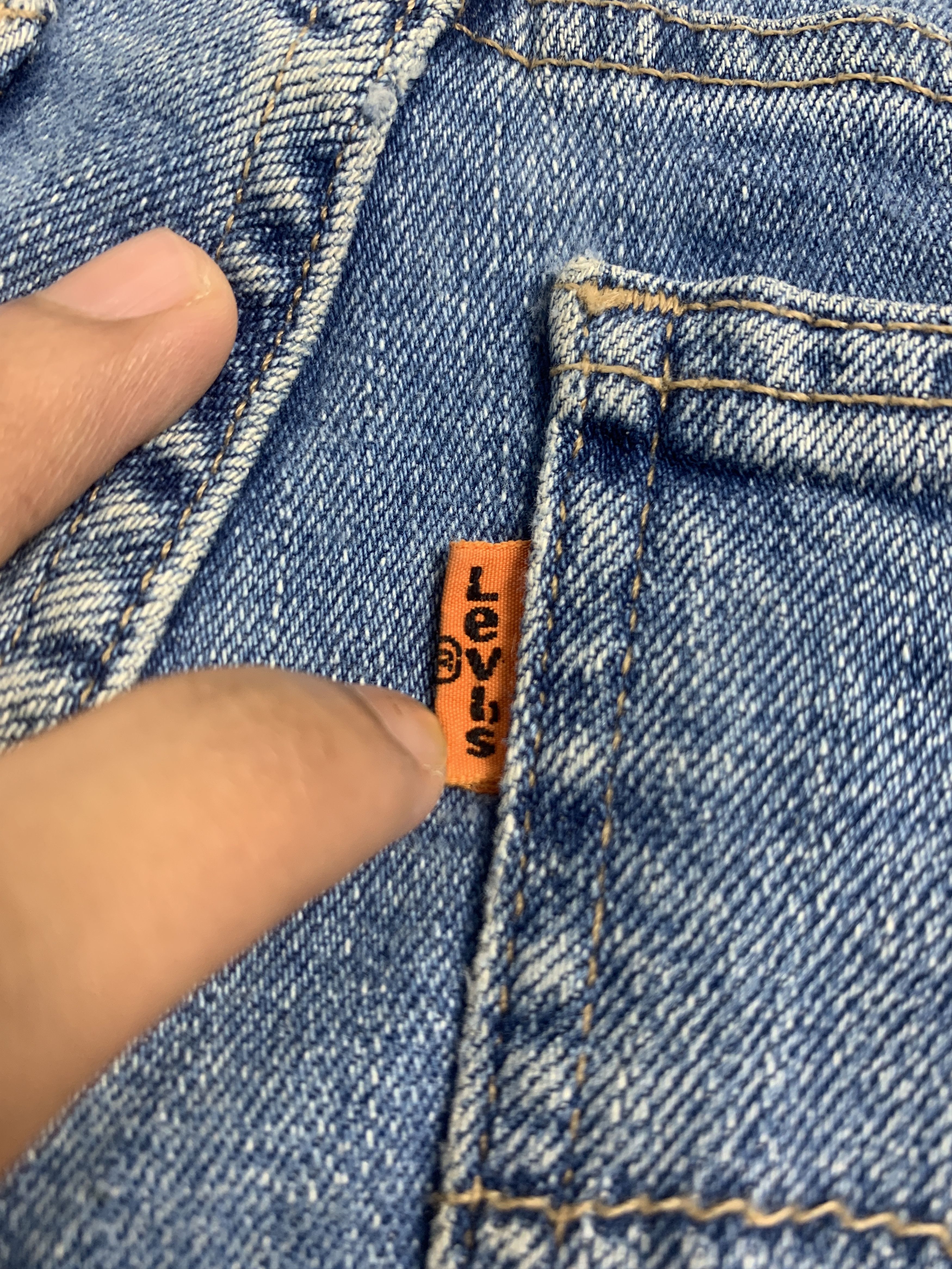 Levi's Vintage LEVIS 721 Orange Tab High Rise Skinny Jeans Size 30" / US 8 / IT 44 - 8 Thumbnail