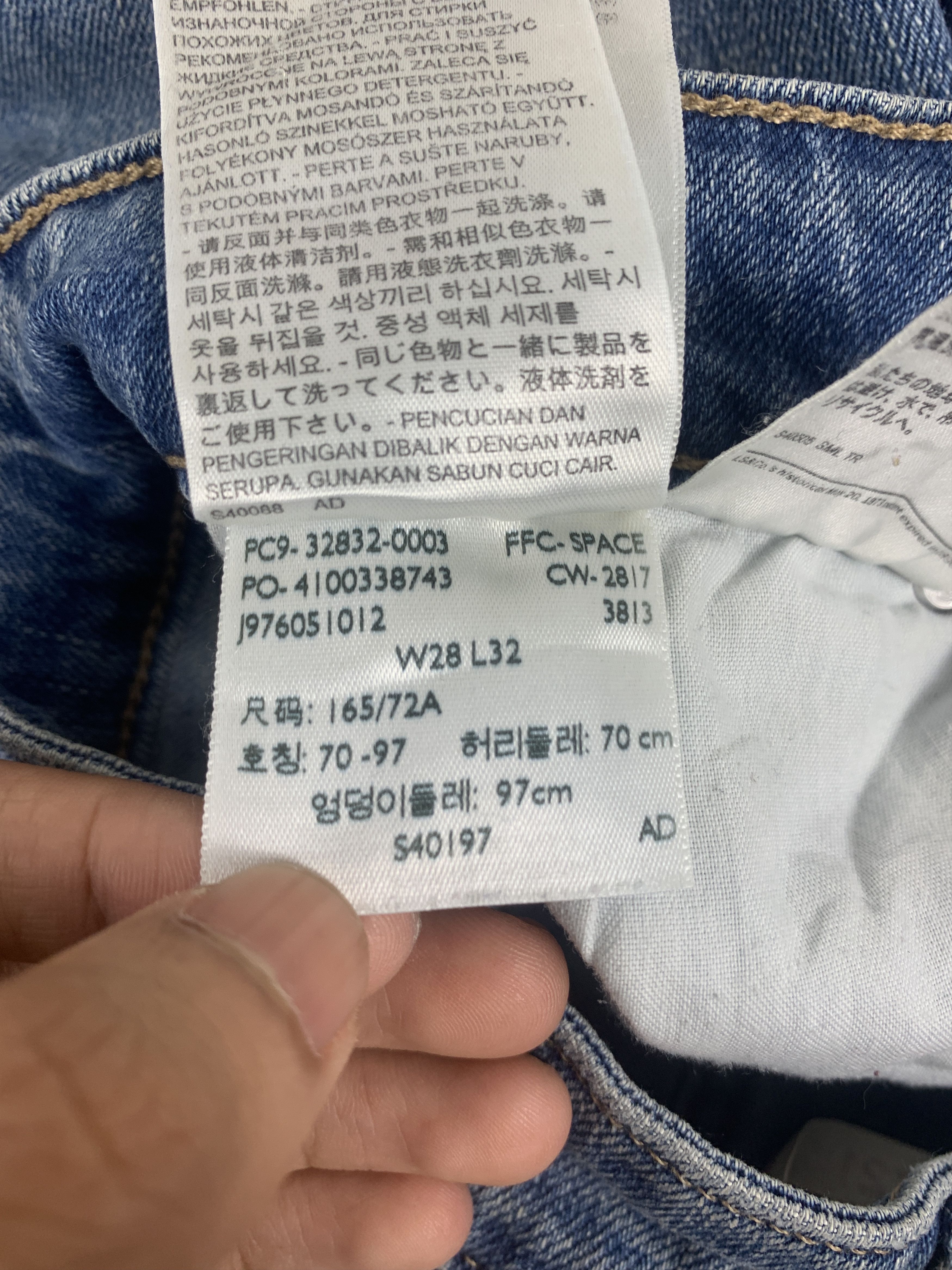 Levi's Vintage LEVIS 721 Orange Tab High Rise Skinny Jeans Size 30" / US 8 / IT 44 - 14 Thumbnail