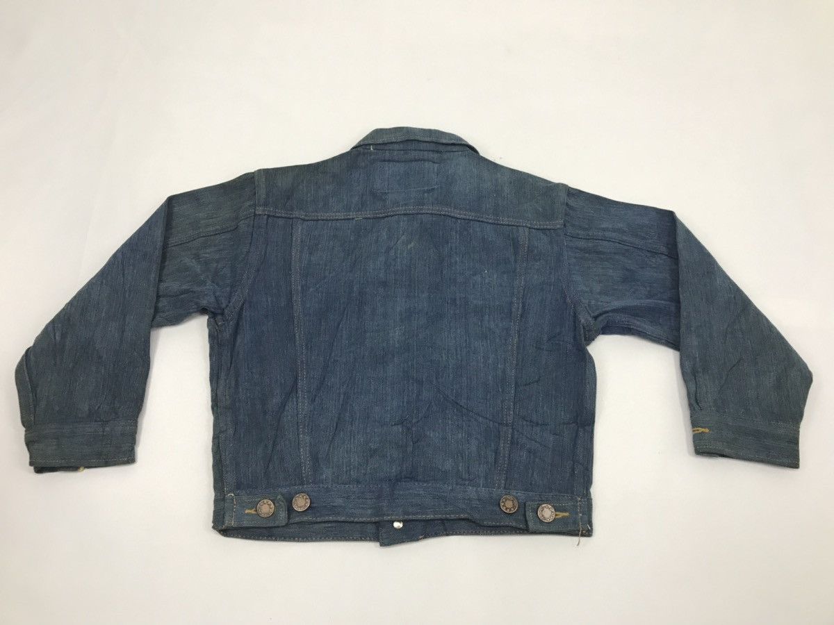 Vintage L.Human Denim Selvedge Jacket Trucker Western Clothing Size XS / US 0-2 / IT 36-38 - 3 Thumbnail