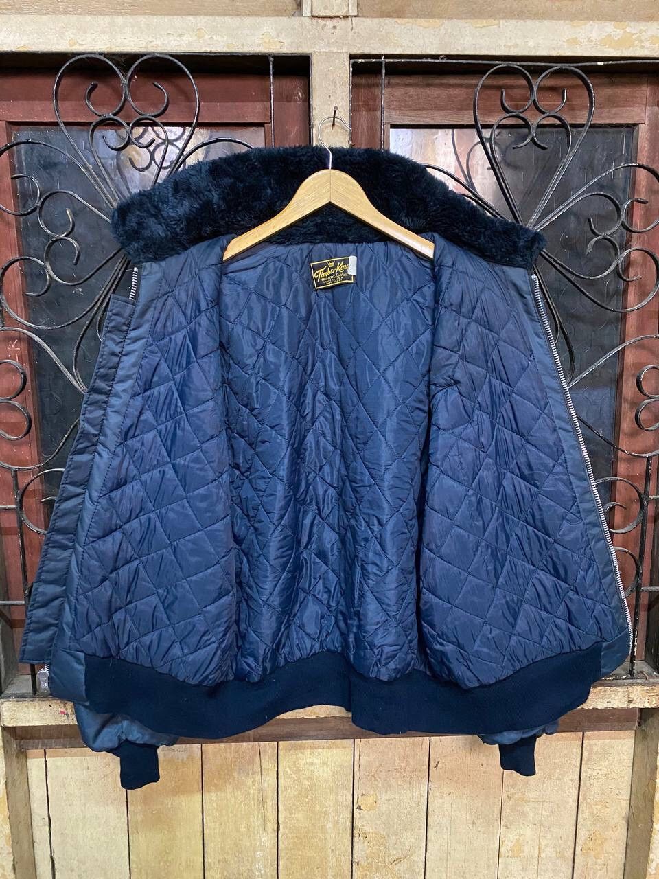 Vintage STEALS 🔥Vintage Timber King Fur Bomber Jacket Size US XXL / EU 58 / 5 - 5 Thumbnail