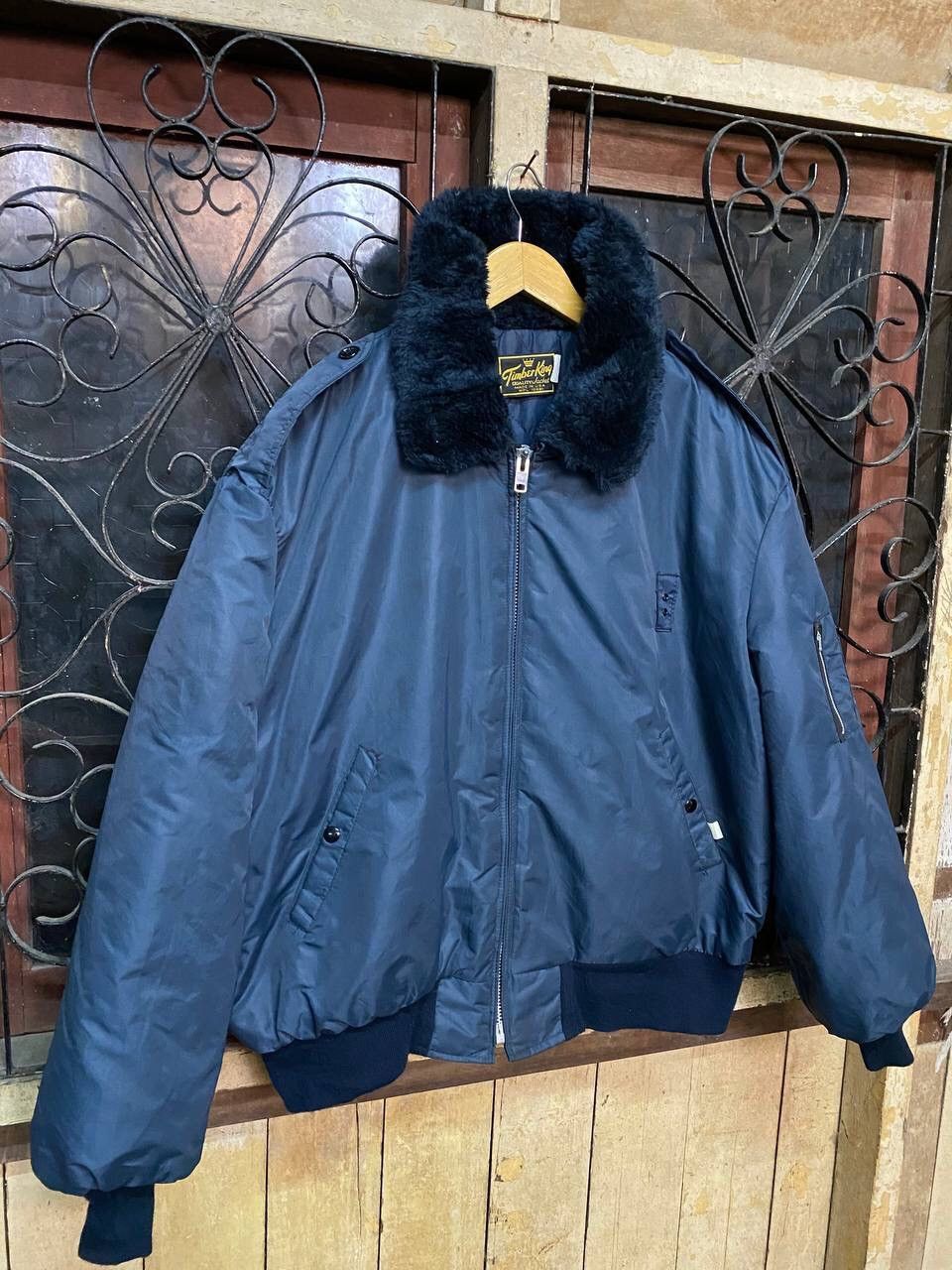 Vintage STEALS 🔥Vintage Timber King Fur Bomber Jacket Size US XXL / EU 58 / 5 - 2 Thumbnail
