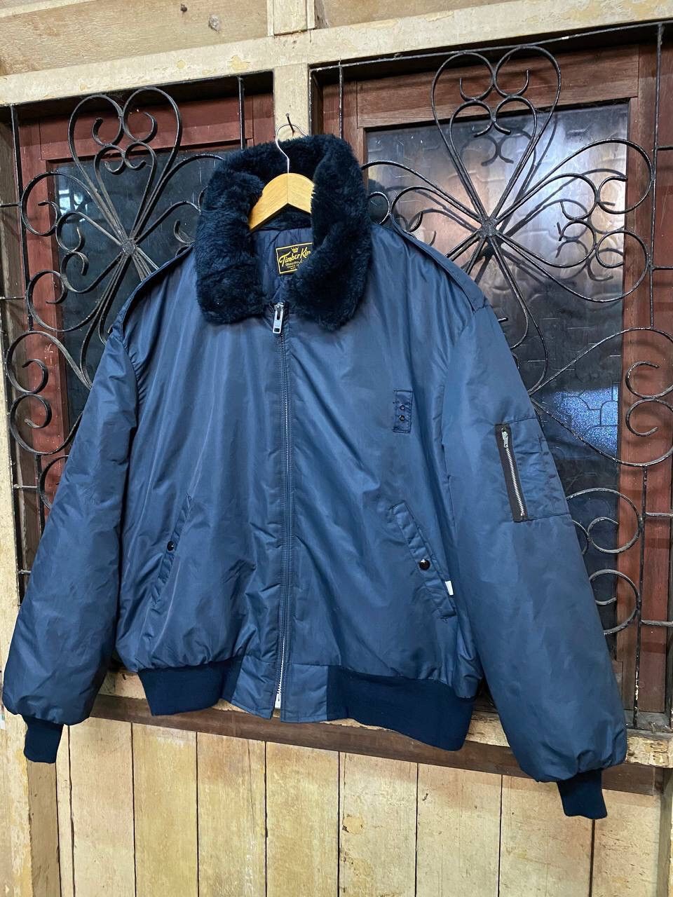 Vintage STEALS 🔥Vintage Timber King Fur Bomber Jacket Size US XXL / EU 58 / 5 - 3 Thumbnail