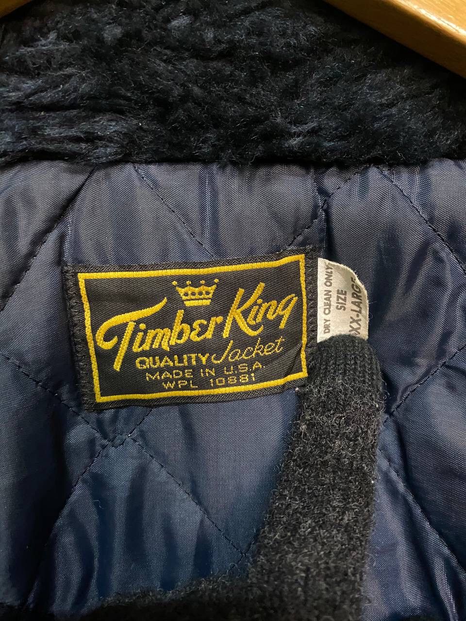 Vintage STEALS 🔥Vintage Timber King Fur Bomber Jacket Size US XXL / EU 58 / 5 - 6 Thumbnail