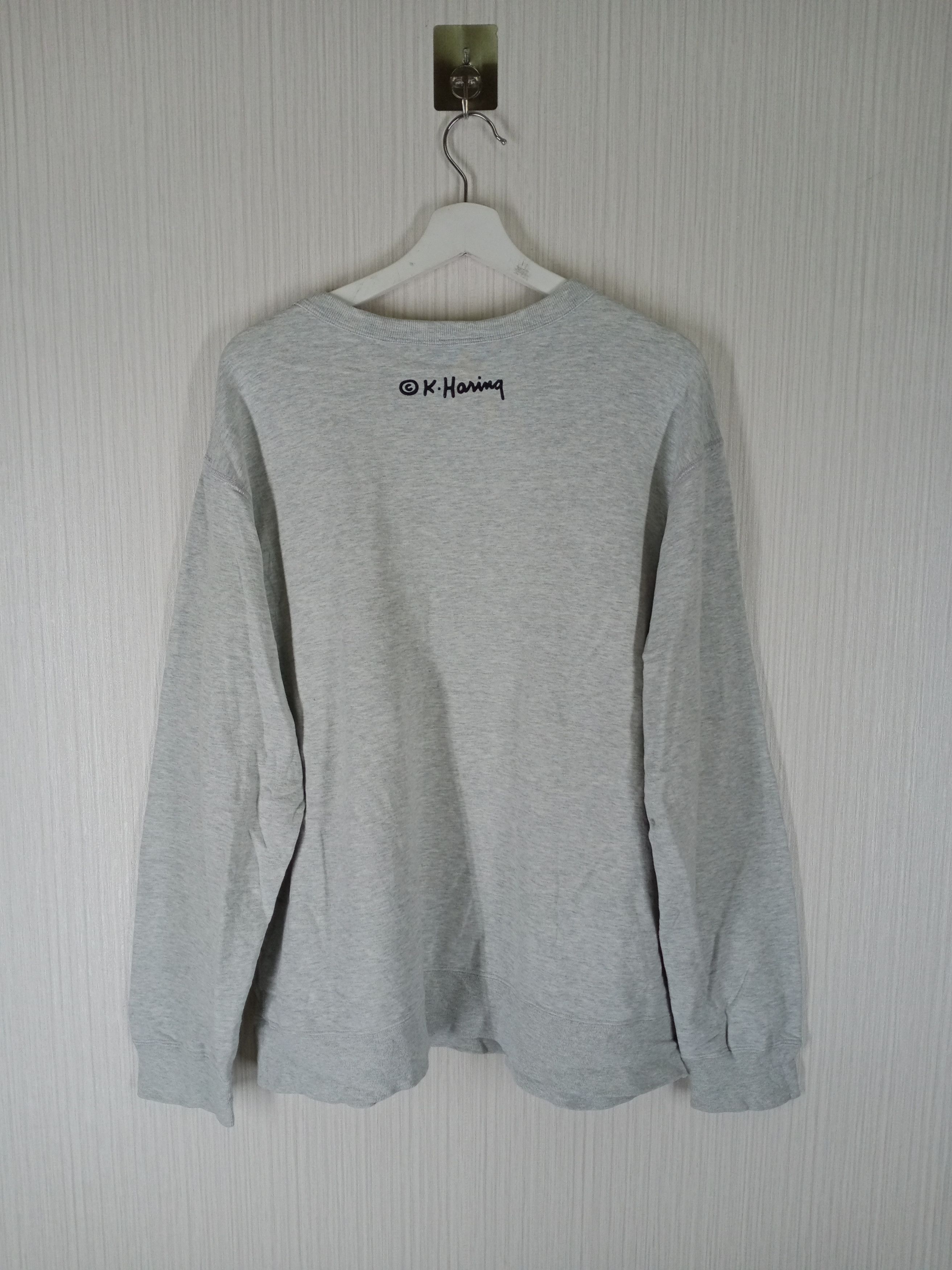 Keith Haring Vintage Keith Haring New York 85 Art sweatshirt Size US XL / EU 56 / 4 - 2 Thumbnail