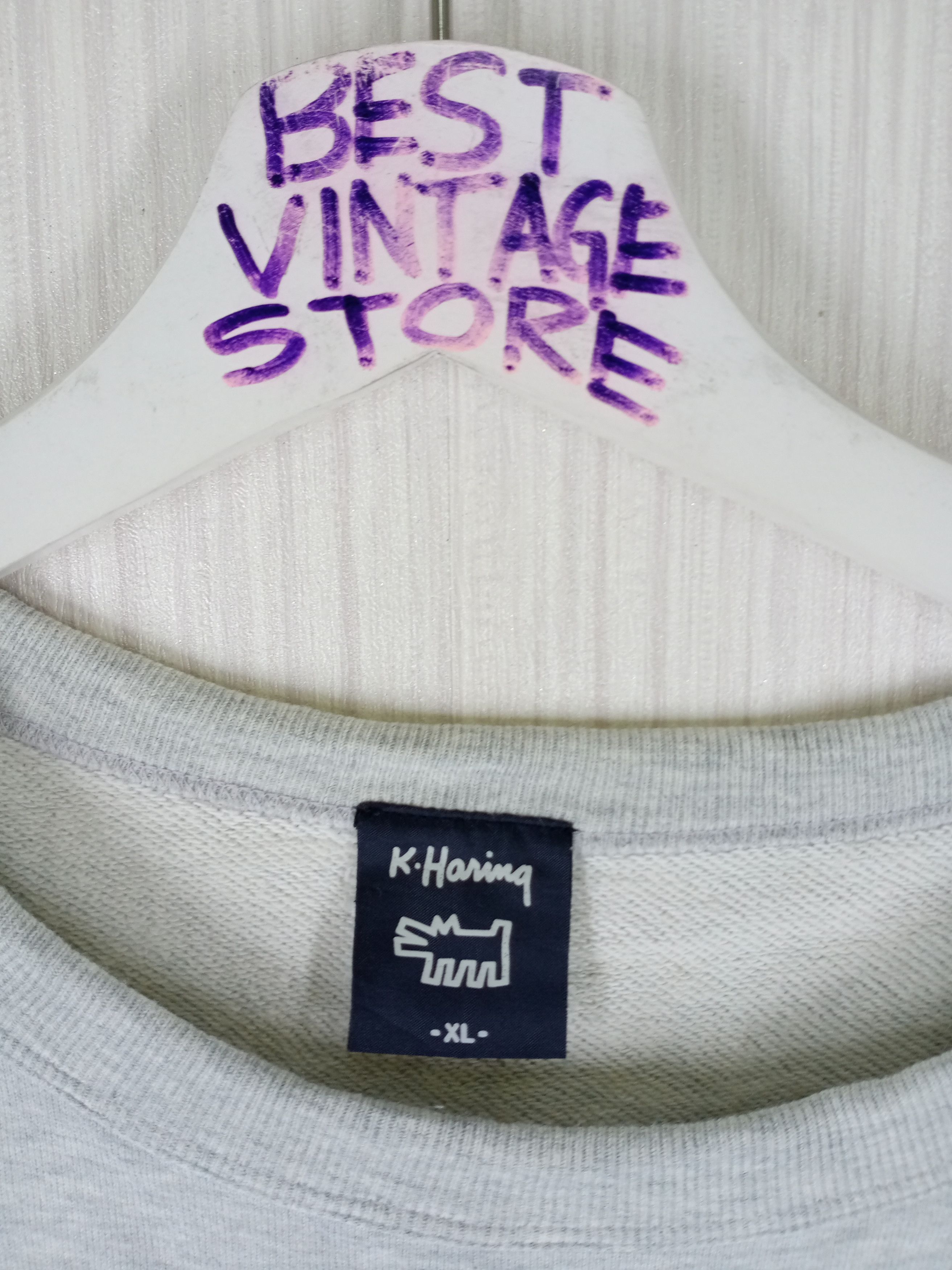 Keith Haring Vintage Keith Haring New York 85 Art sweatshirt Size US XL / EU 56 / 4 - 3 Thumbnail