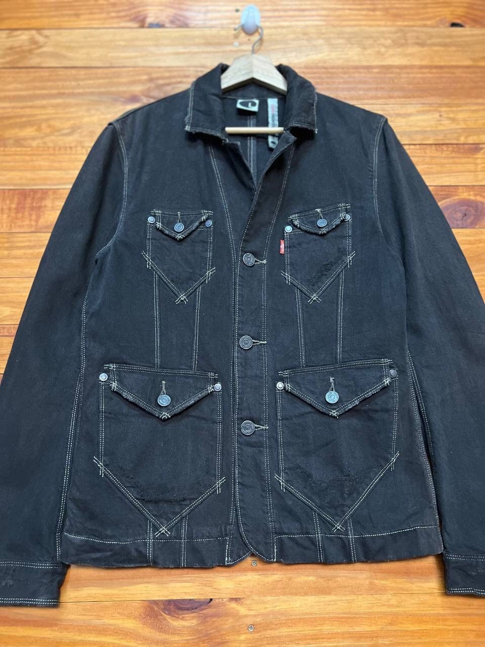 Levi's LEVI’S ENGINEERED JEANS DENIM JACKET Size US L / EU 52-54 / 3 - 4 Thumbnail