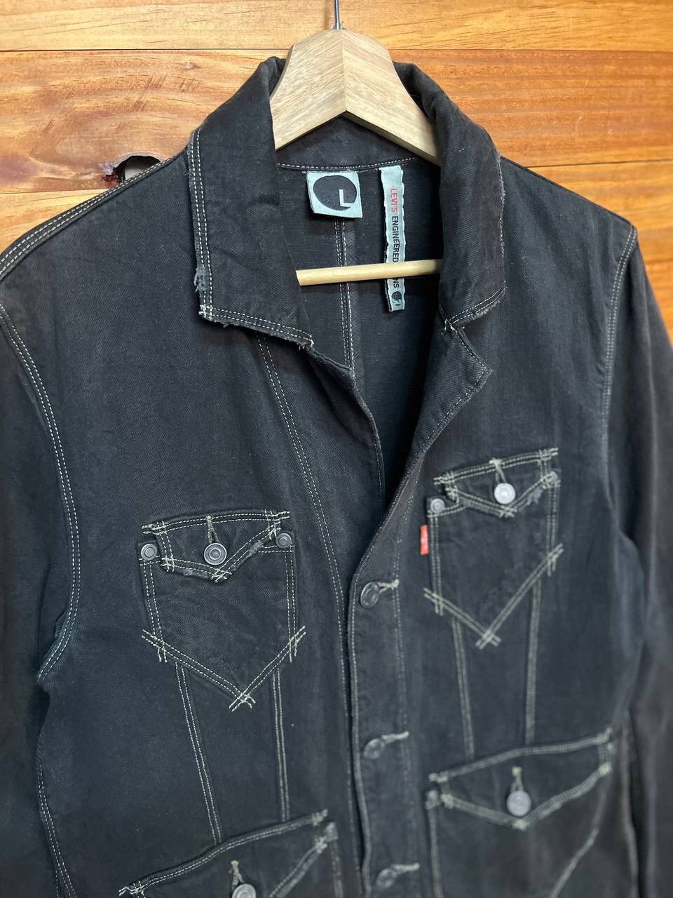 Levi's LEVI’S ENGINEERED JEANS DENIM JACKET Size US L / EU 52-54 / 3 - 5 Thumbnail