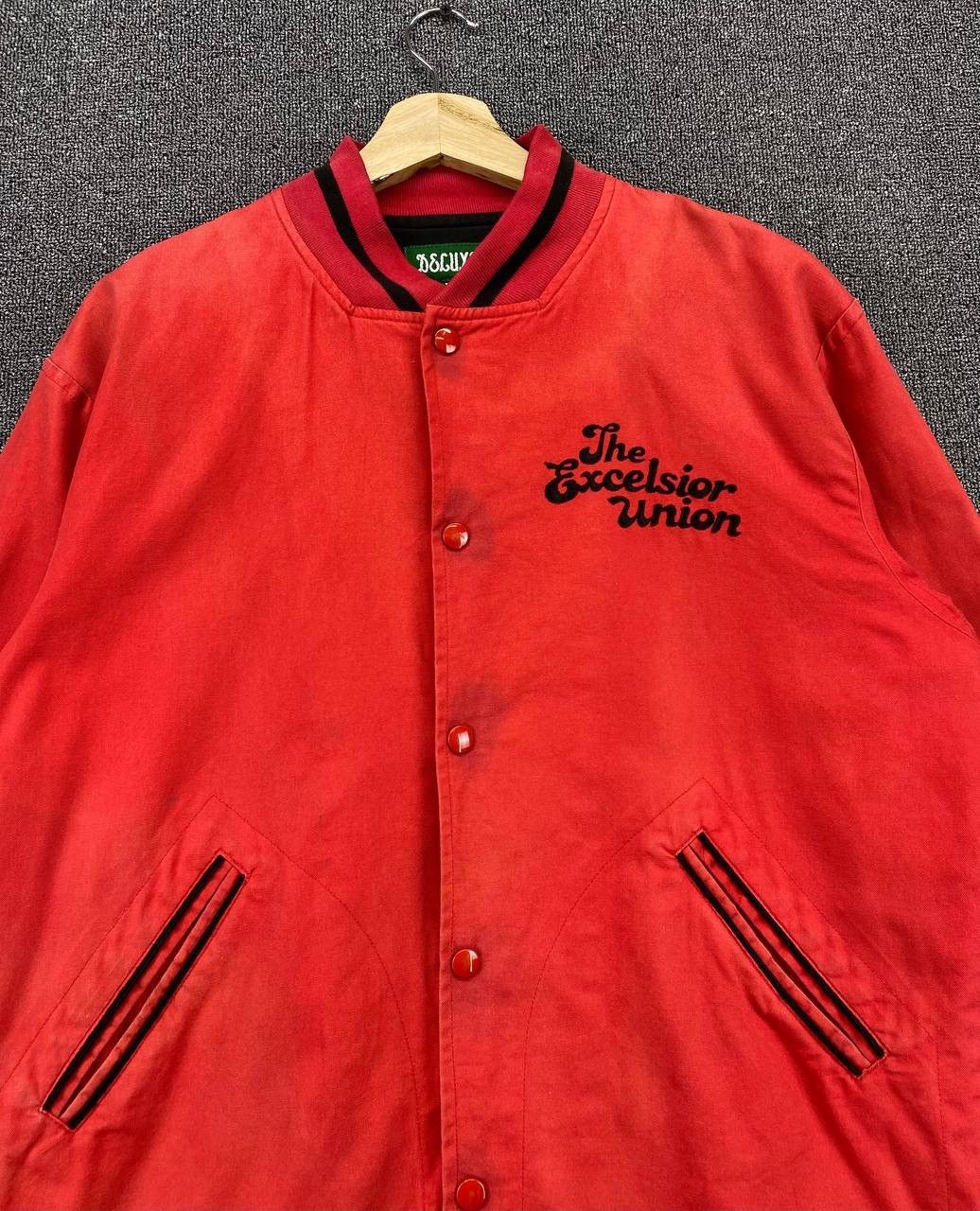 DELUXE Vintage 90s Deluxe Japan Varsity Jacket Size US XL / EU 56 / 4 - 5 Thumbnail