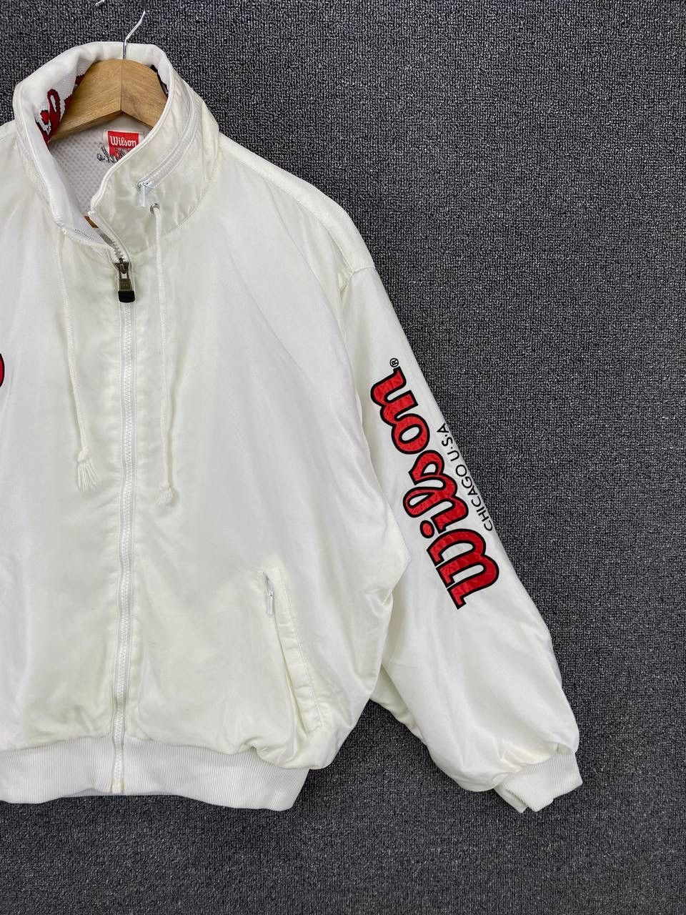 NBA Vintage Wilson Chicago U.S.A Light Jacket Size US L / EU 52-54 / 3 - 3 Thumbnail