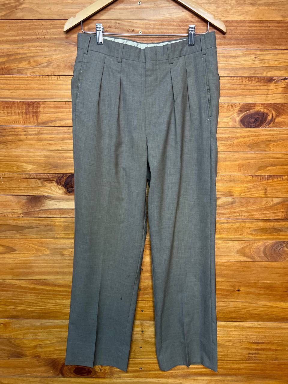 Burberry BURBERRY PURE NEW WOOL CASUAL PANT Size US 31 - 1 Thumbnail