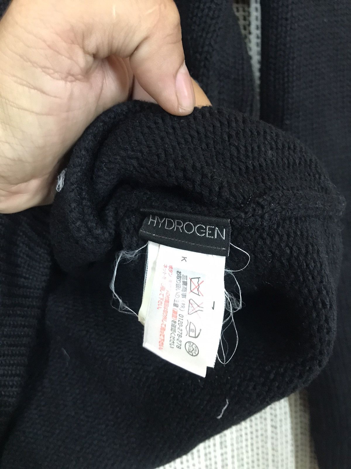HYDROGEN ‼️HYDROGEN SPECIAL FOR BRONZAJI wool KNITWEAR SKULL AND STAR‼️ Size US M / EU 48-50 / 2 - 6 Thumbnail