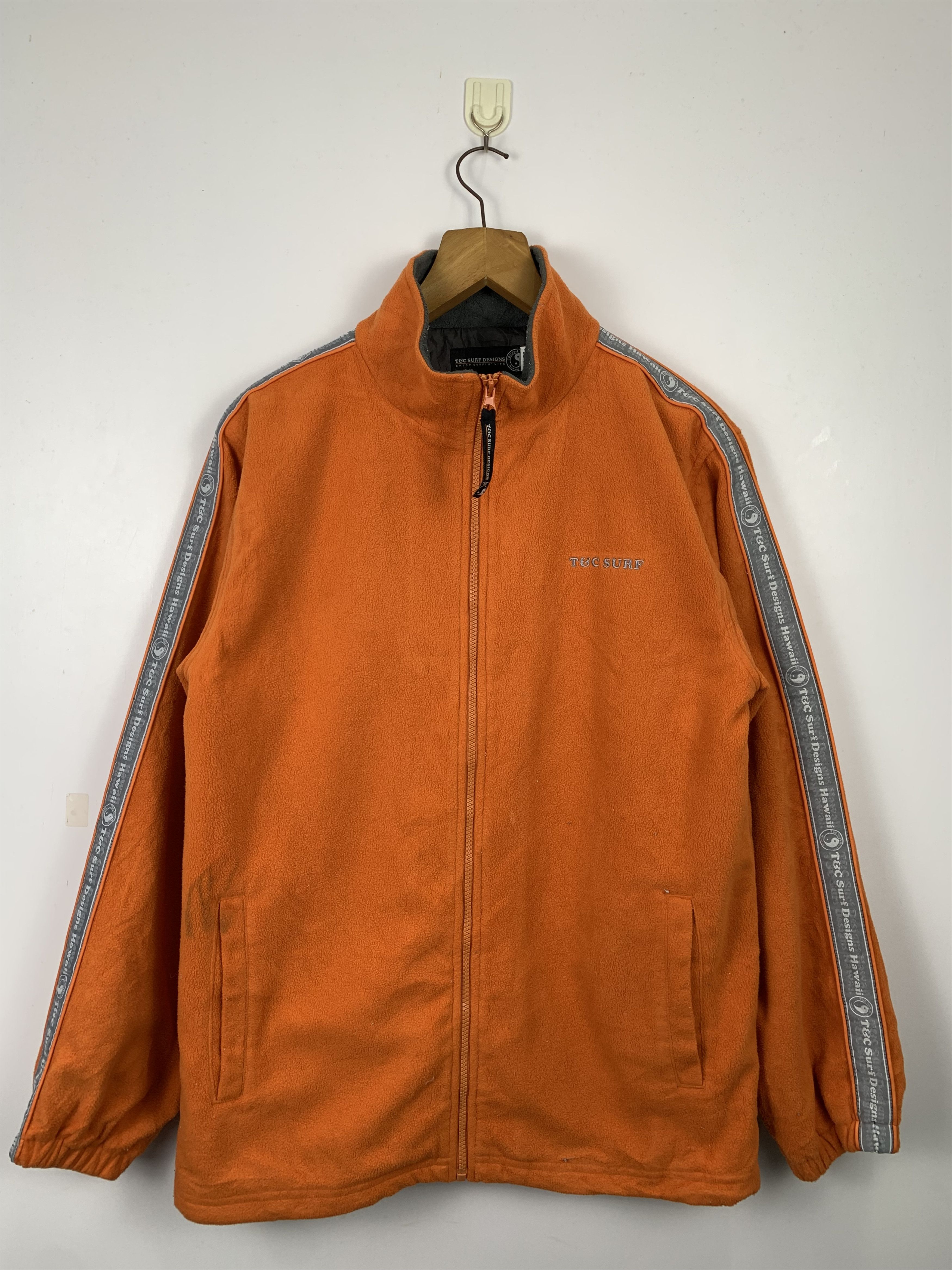 Japanese Brand × Vintage Vintage T&C SURF Zip Up Fleece Jacket Size US M / EU 48-50 / 2 - 1 Thumbnail