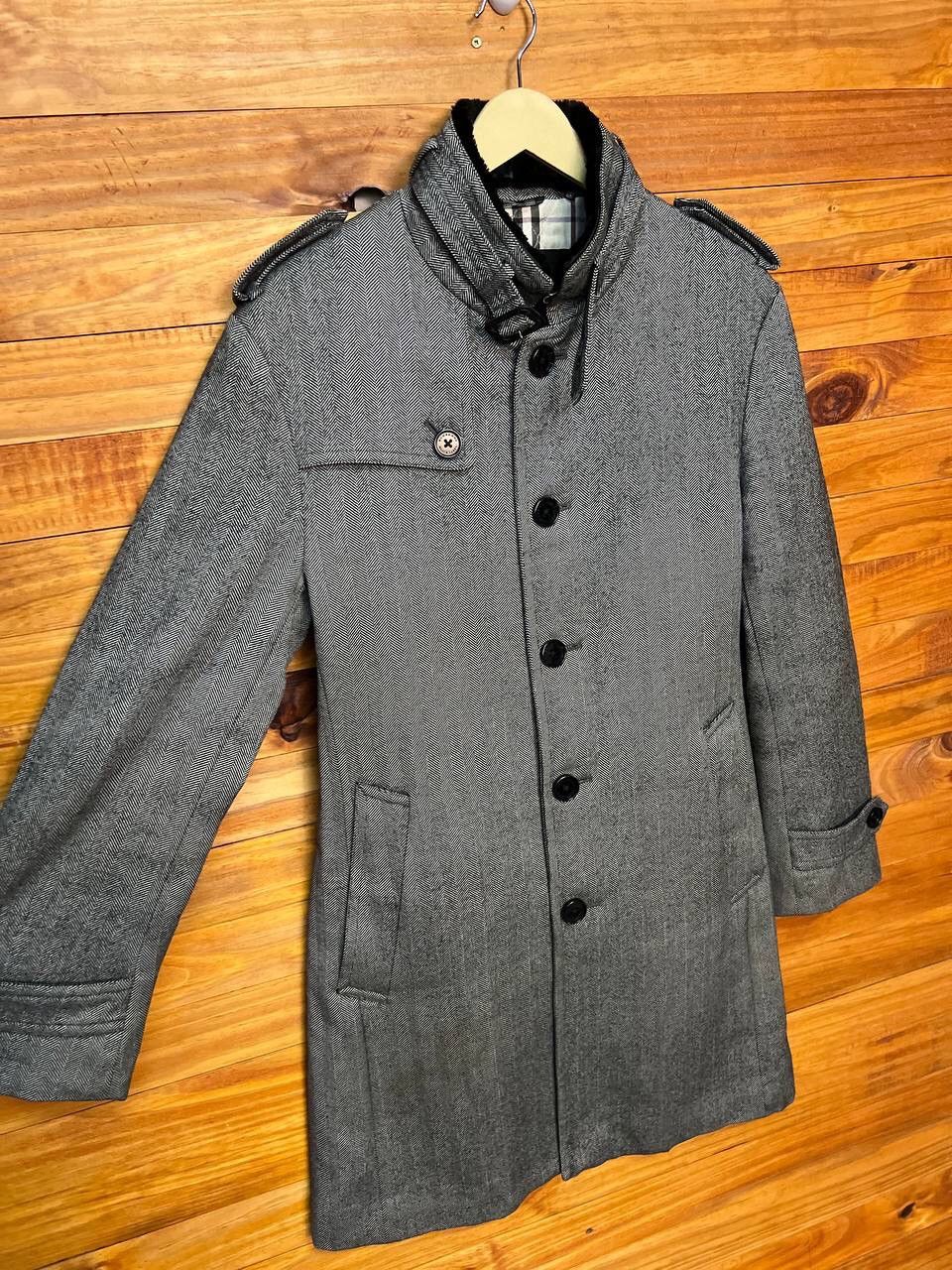 Burberry BURBERRY TRENCH COAT FISHBONE FOR WOMEN Size L / US 10 / IT 46 - 5 Thumbnail