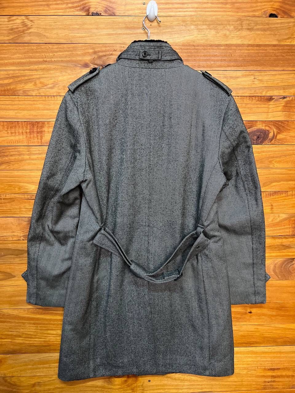 Burberry BURBERRY TRENCH COAT FISHBONE FOR WOMEN Size L / US 10 / IT 46 - 8 Thumbnail