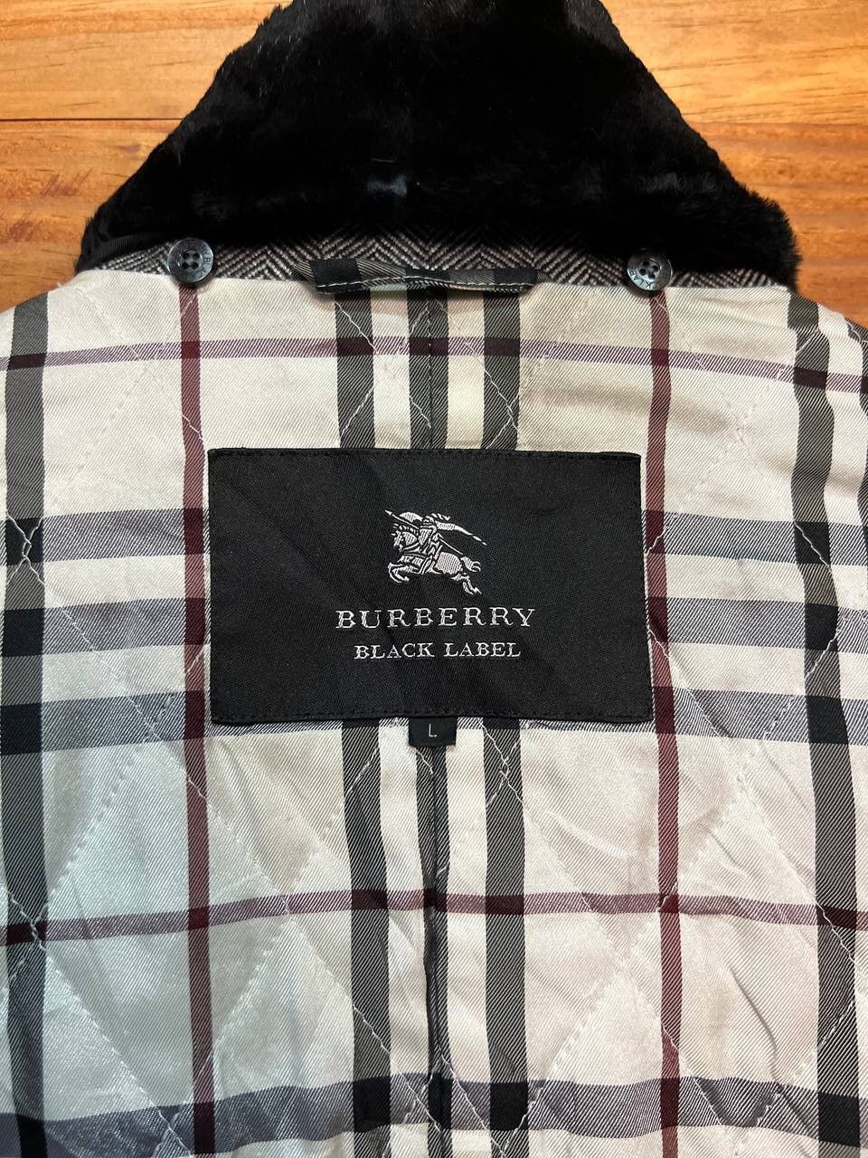 Burberry BURBERRY TRENCH COAT FISHBONE FOR WOMEN Size L / US 10 / IT 46 - 12 Thumbnail