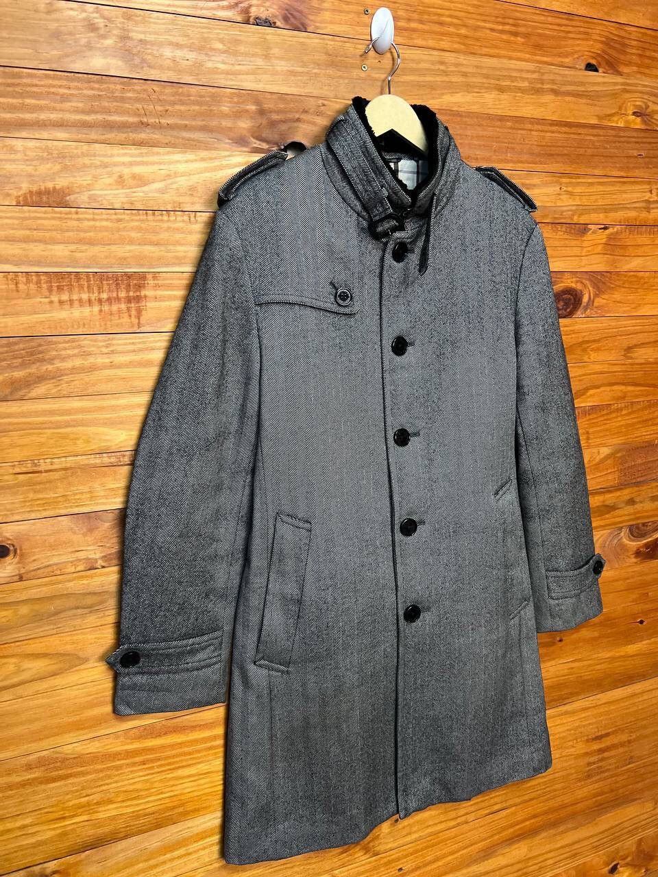 Burberry BURBERRY TRENCH COAT FISHBONE FOR WOMEN Size L / US 10 / IT 46 - 2 Thumbnail