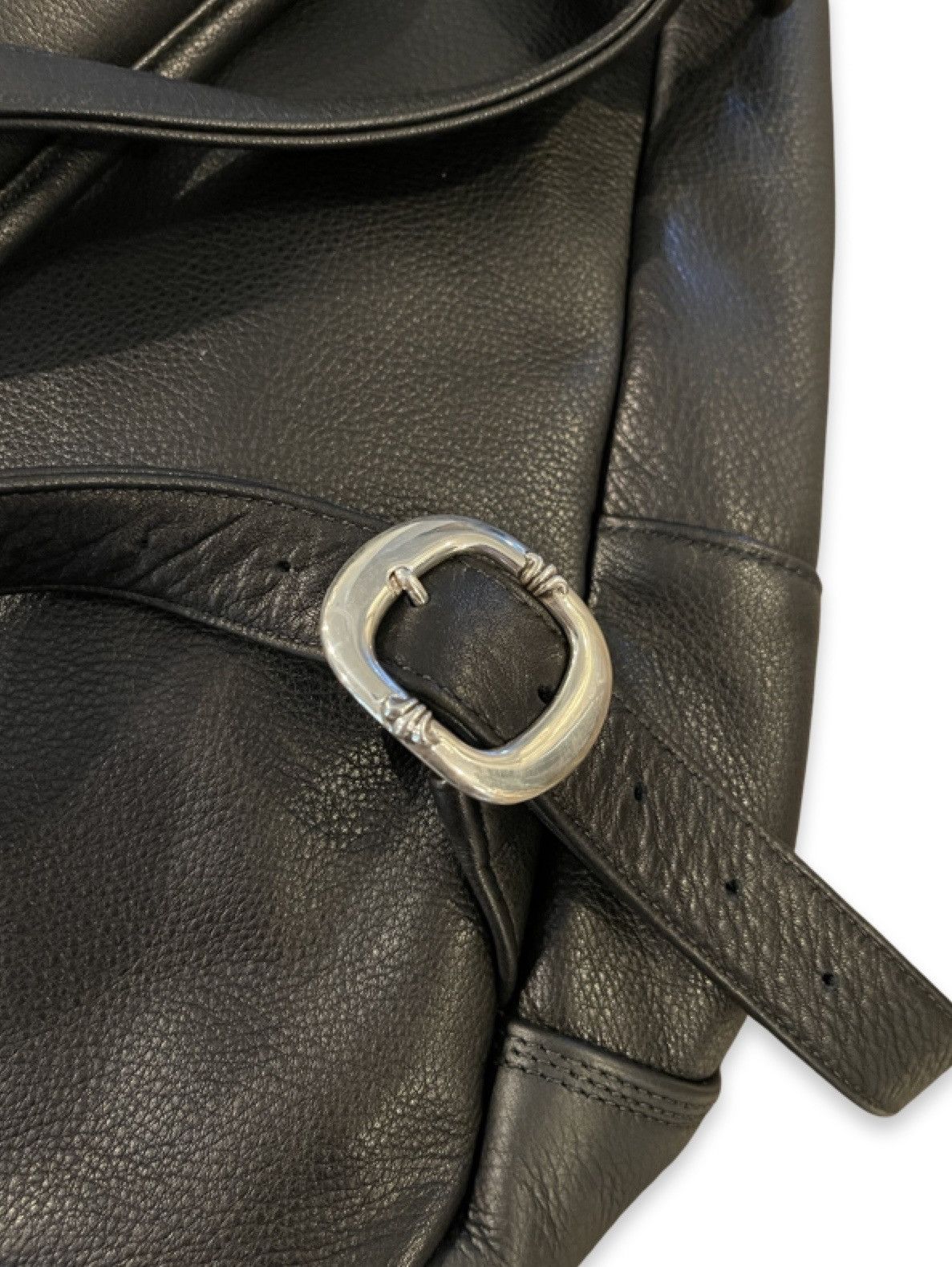 Seventh Grade Leather Cross Patch Backpack
